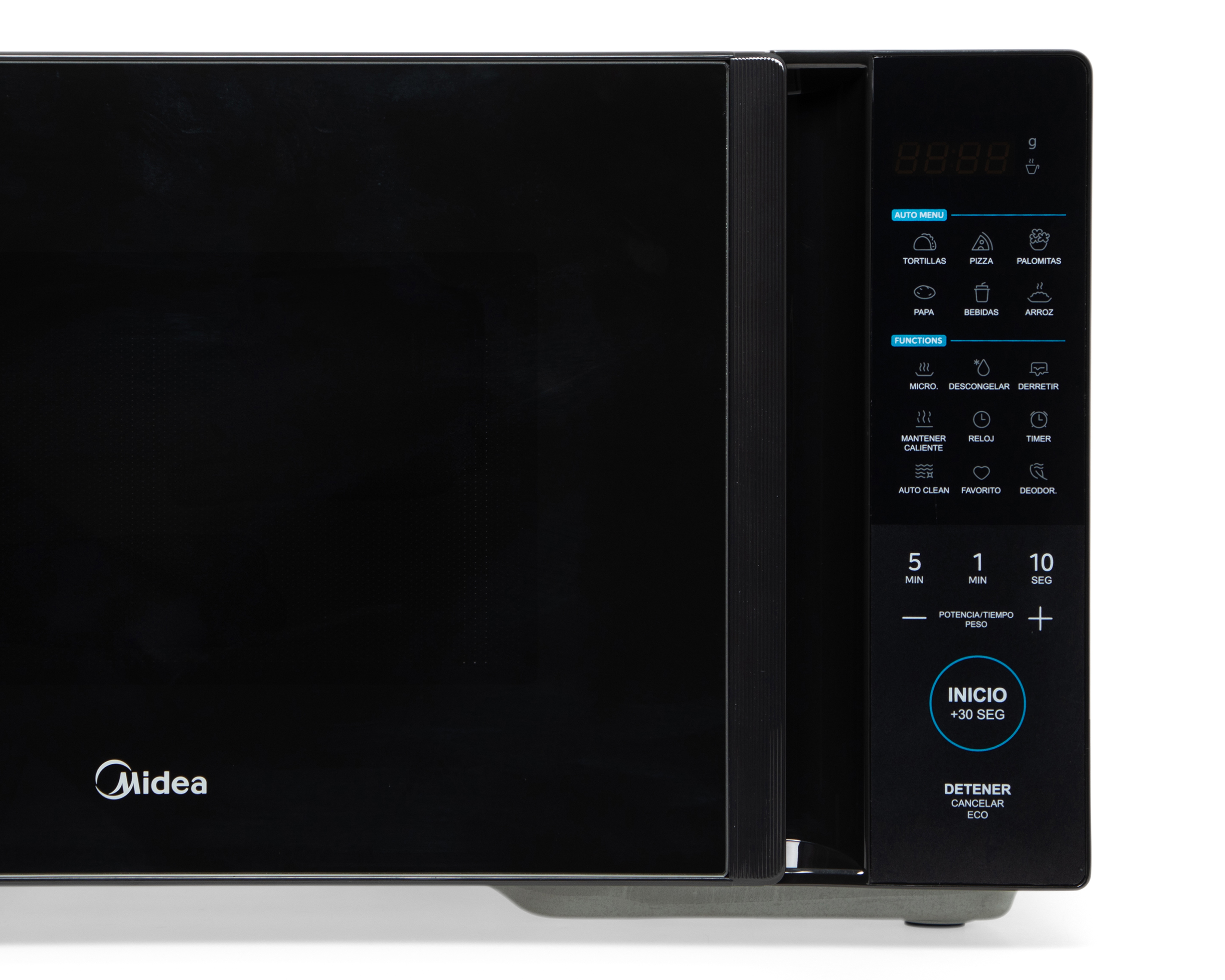 Foto 6 pulgar | Foto 5 | Horno de Microondas Midea 1.1 Pies MMDT11S2MB Negro