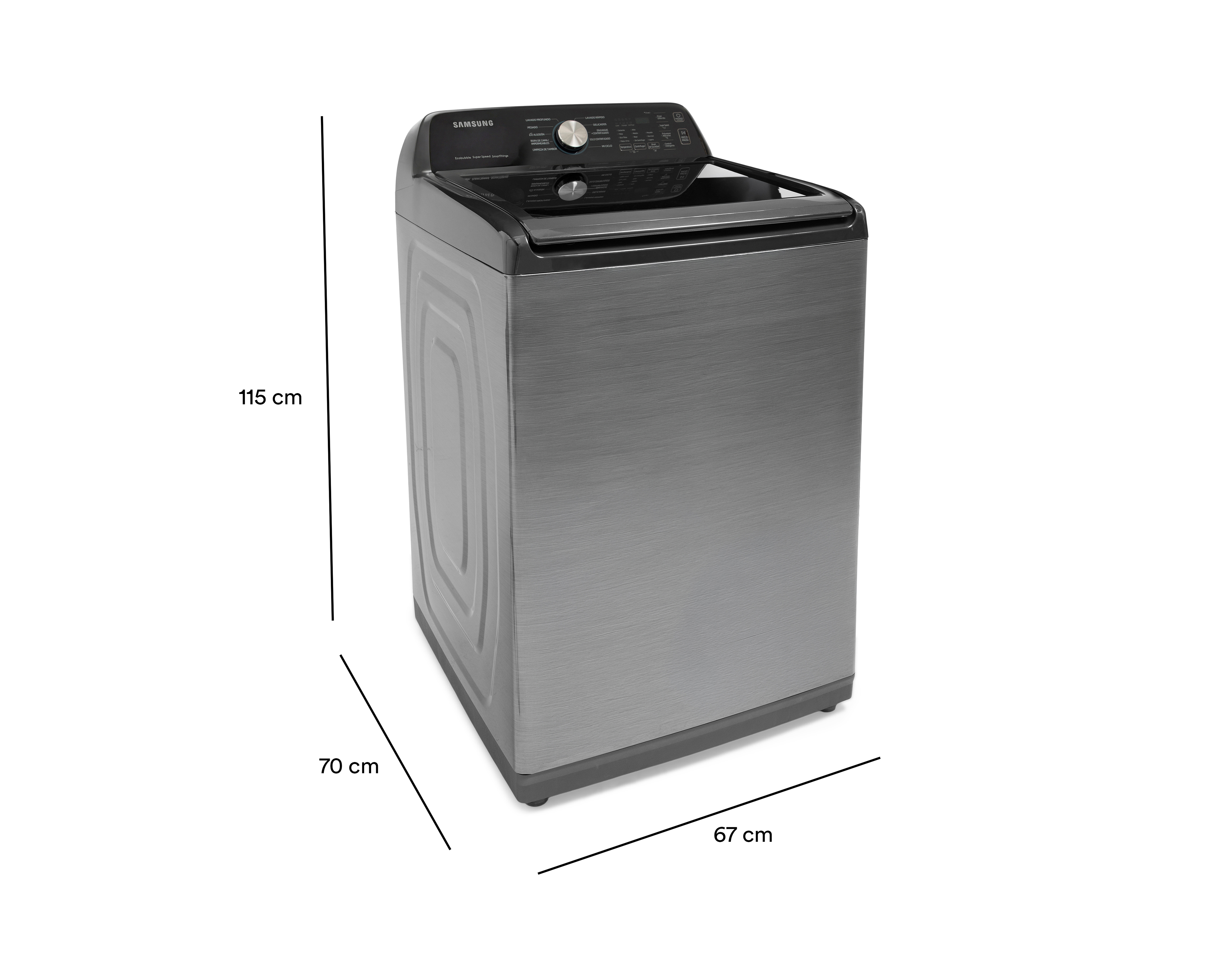 Foto 9 pulgar | Foto 8 | Lavadora Samsung Automática WA23C3554GV/AX 23 kg Acero