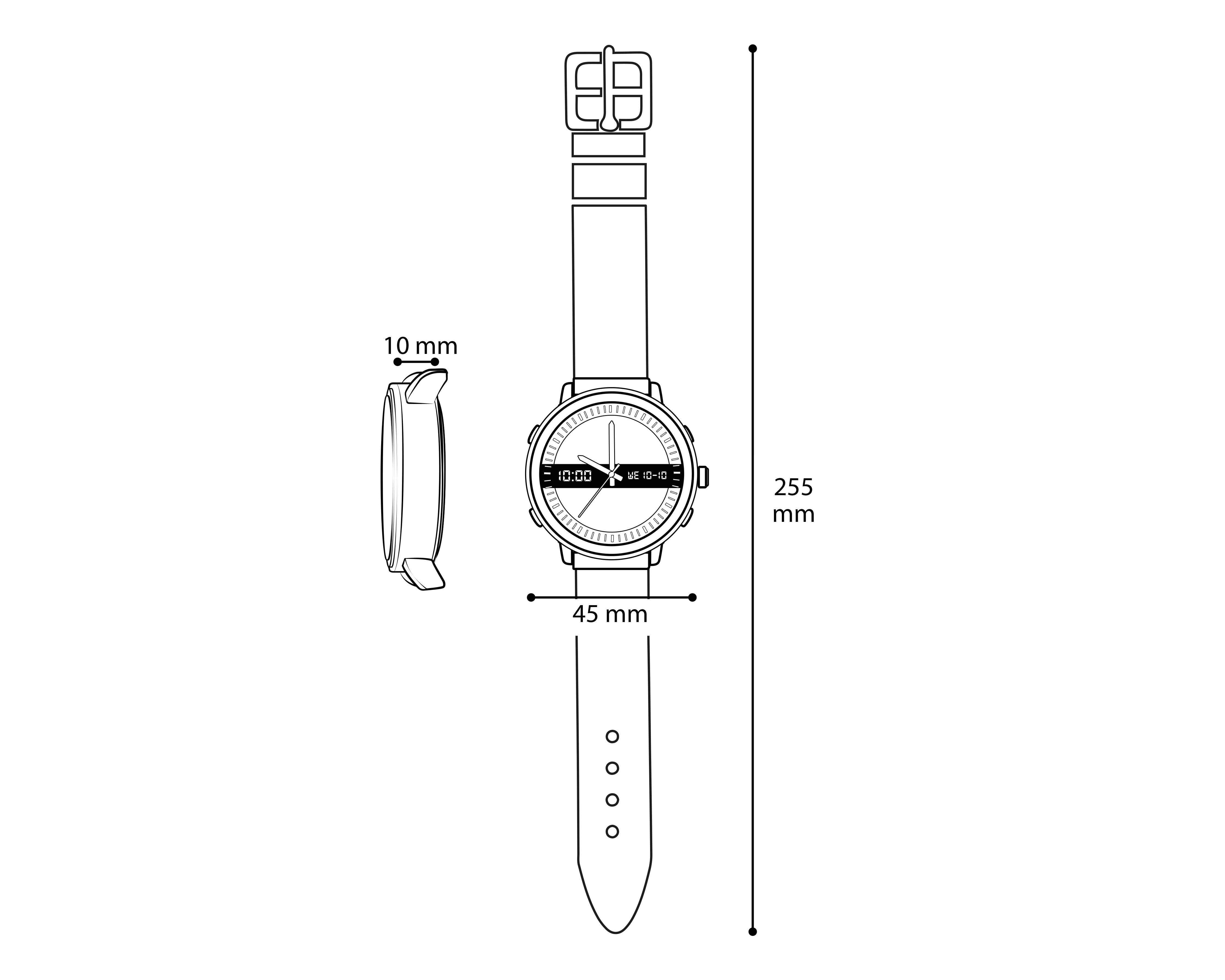 Foto 7 | Foto 7 | Reloj para Hombre Vizanti 5341AN Negro