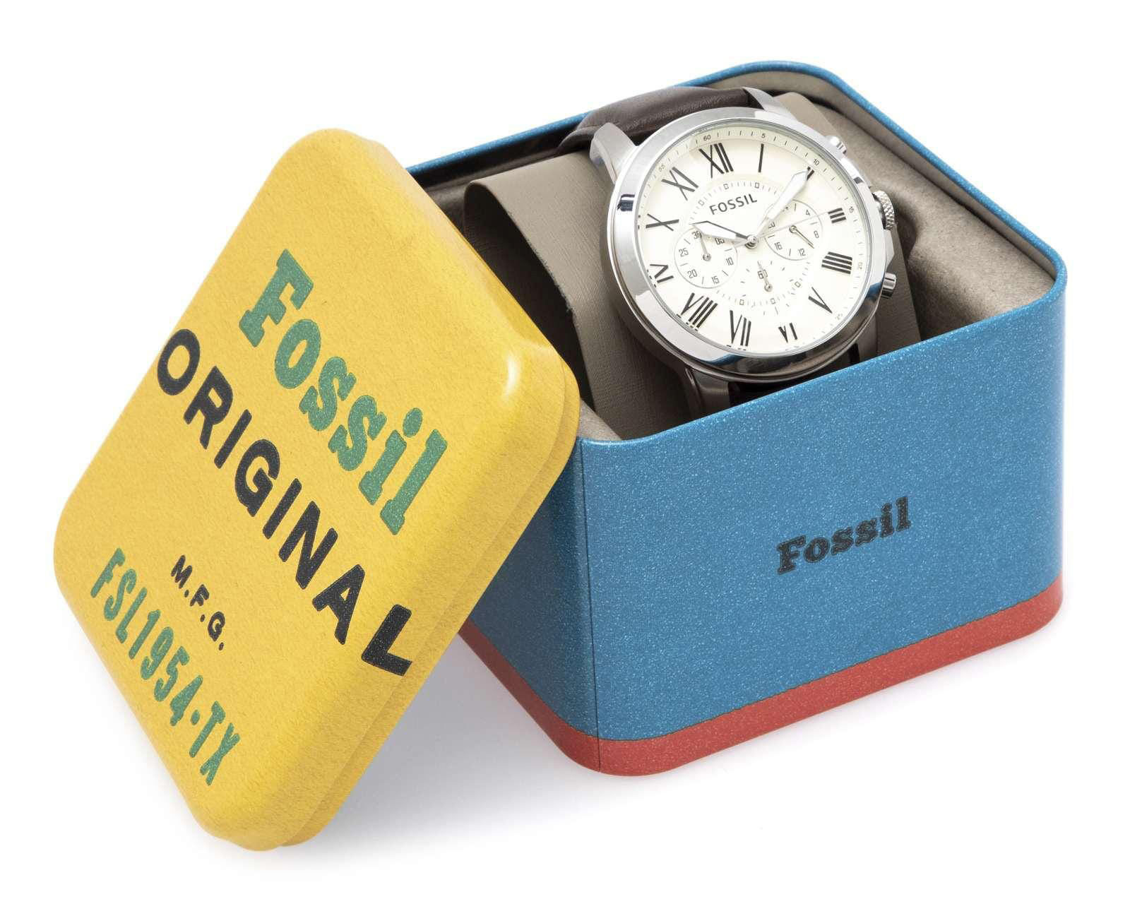 Foto 6 pulgar | Foto 5 | Reloj para Hombre Fossil FS4735IE Café