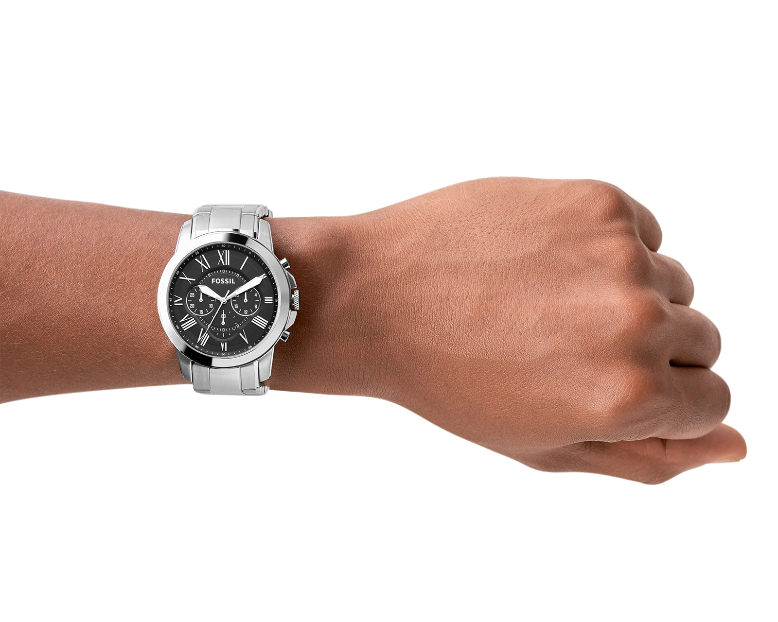 Foto 4 | Foto 4 | Reloj para Hombre Fossil FS4736 Plateado