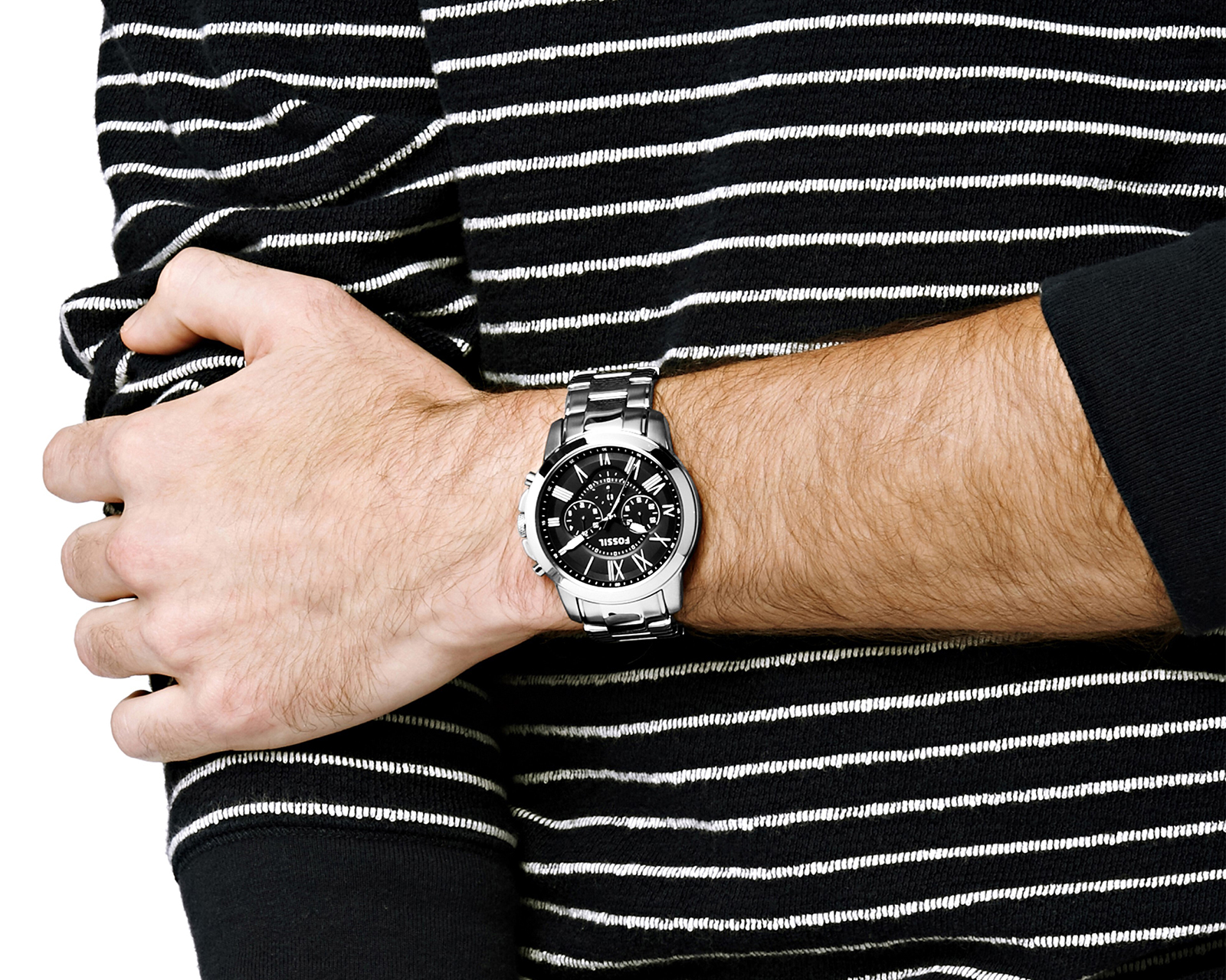 Foto 6 pulgar | Foto 5 | Reloj para Hombre Fossil FS4736 Plateado