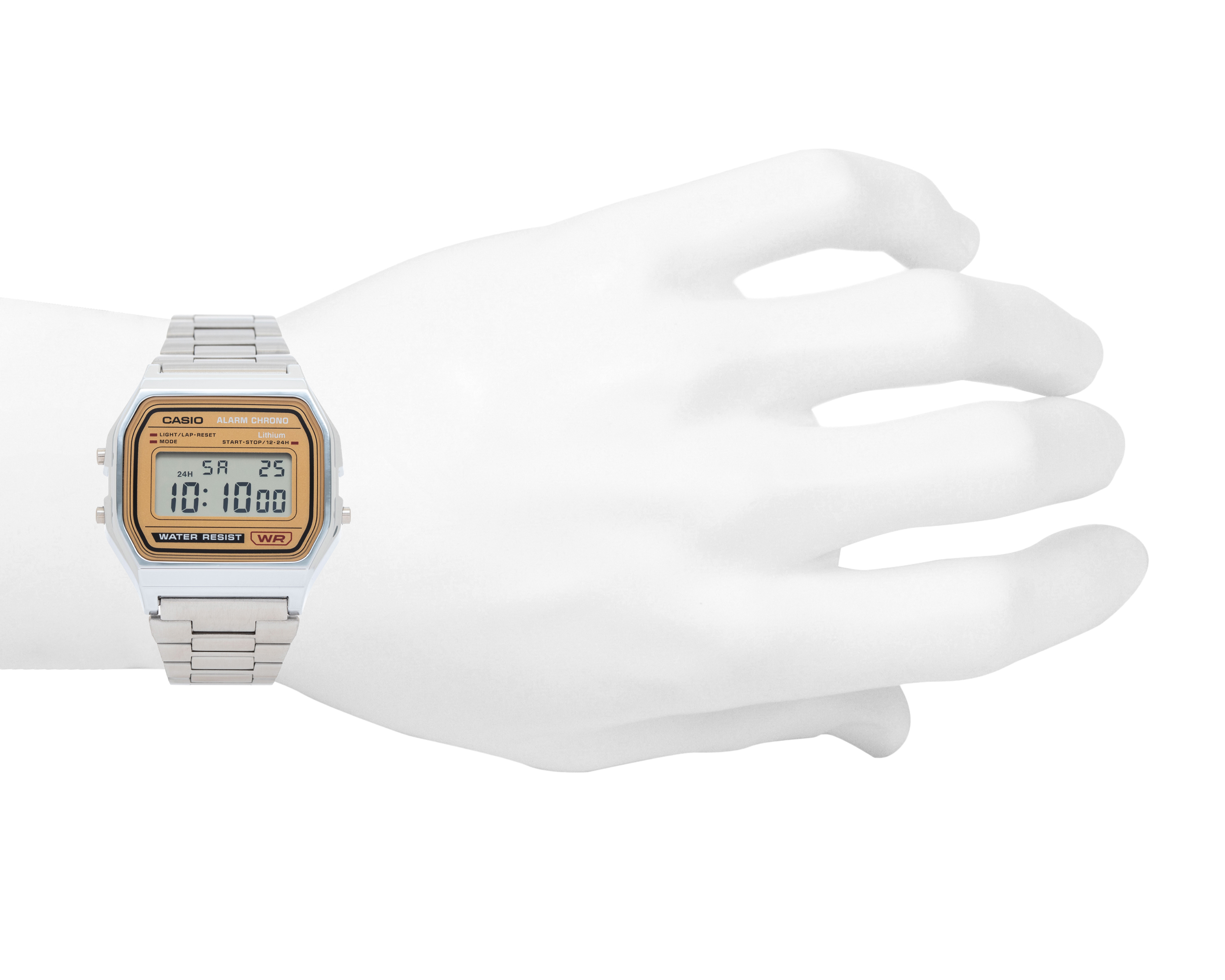 Foto 5 pulgar | Foto 4 | Reloj Unisex  Casio A158WEA-9CF Plateado