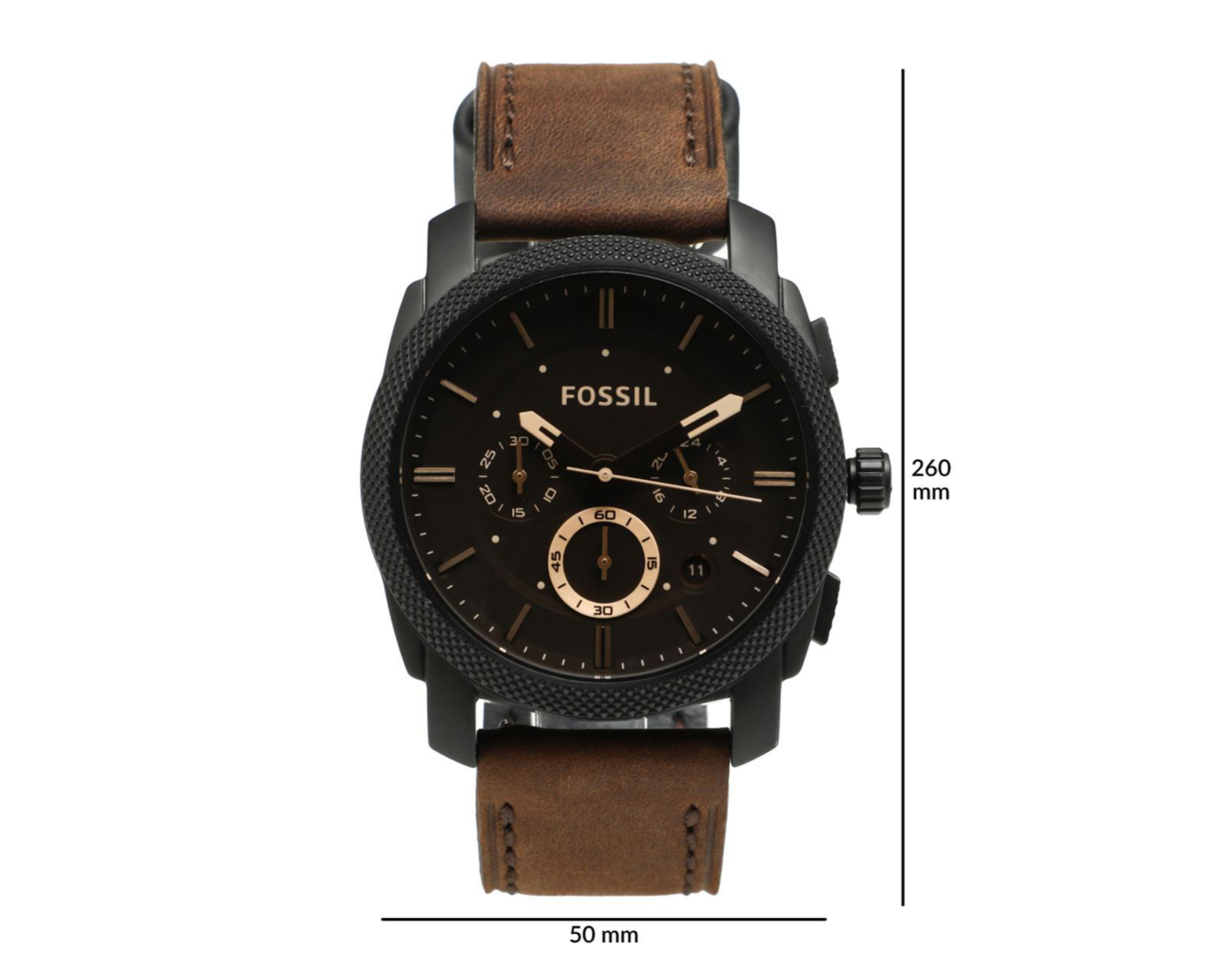 Foto 6 | Foto 6 | Reloj para Hombre Fossil FS4656 Café