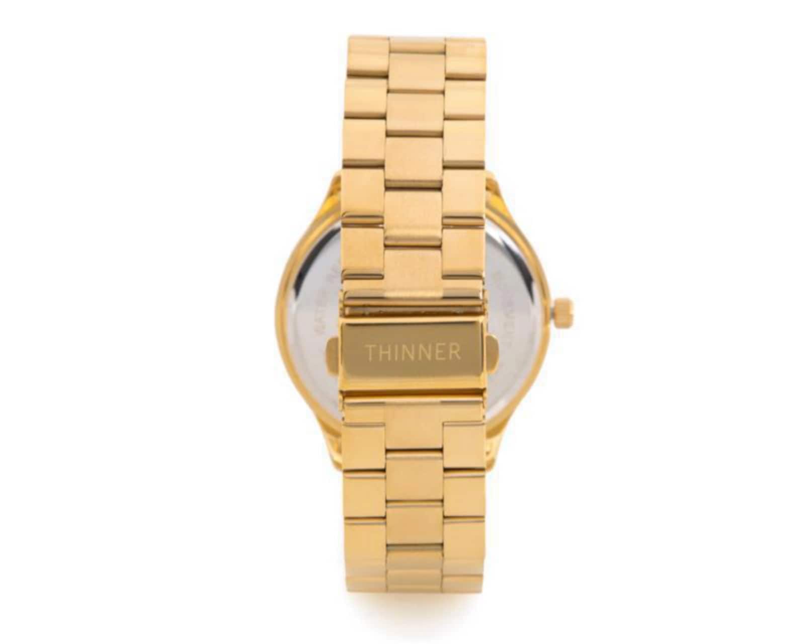 Foto 4 pulgar | Foto 3 | Reloj Unisex Thinner 16306 Dorado