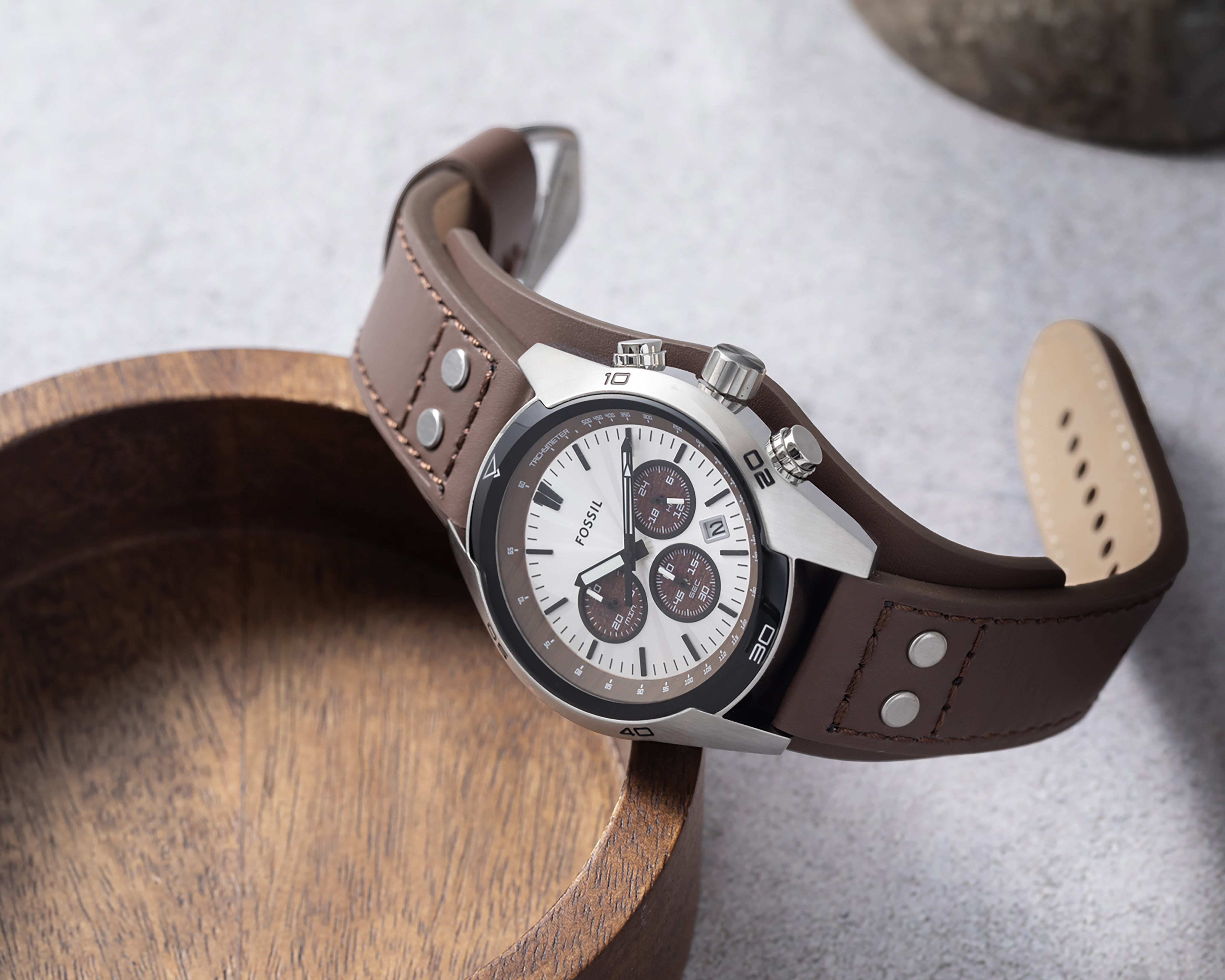 Foto 8 pulgar | Foto 7 | Reloj para Hombre Fossil CH2565 Café