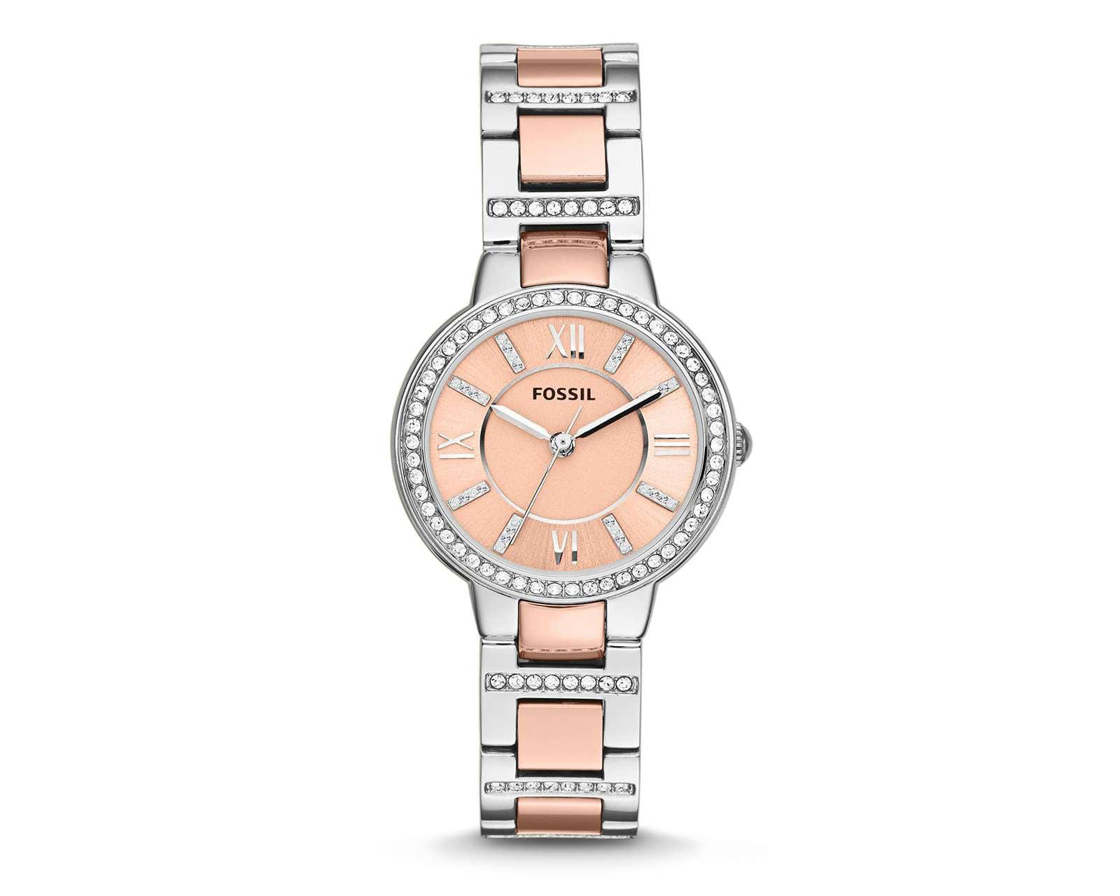 Foto 1 | Foto 1 | Reloj para Mujer Fossil ES3405 Plateado/Rose Gold