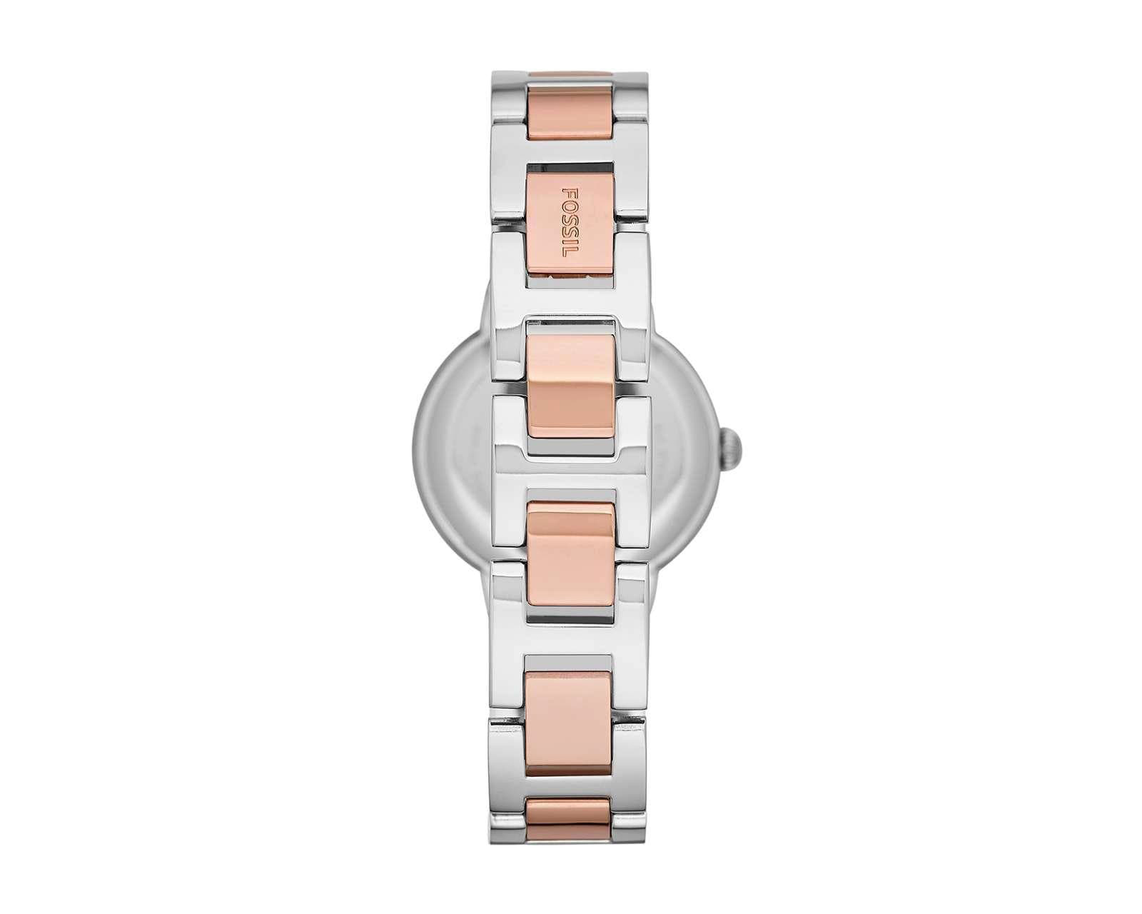 Foto 3 | Foto 3 | Reloj para Mujer Fossil ES3405 Plateado/Rose Gold