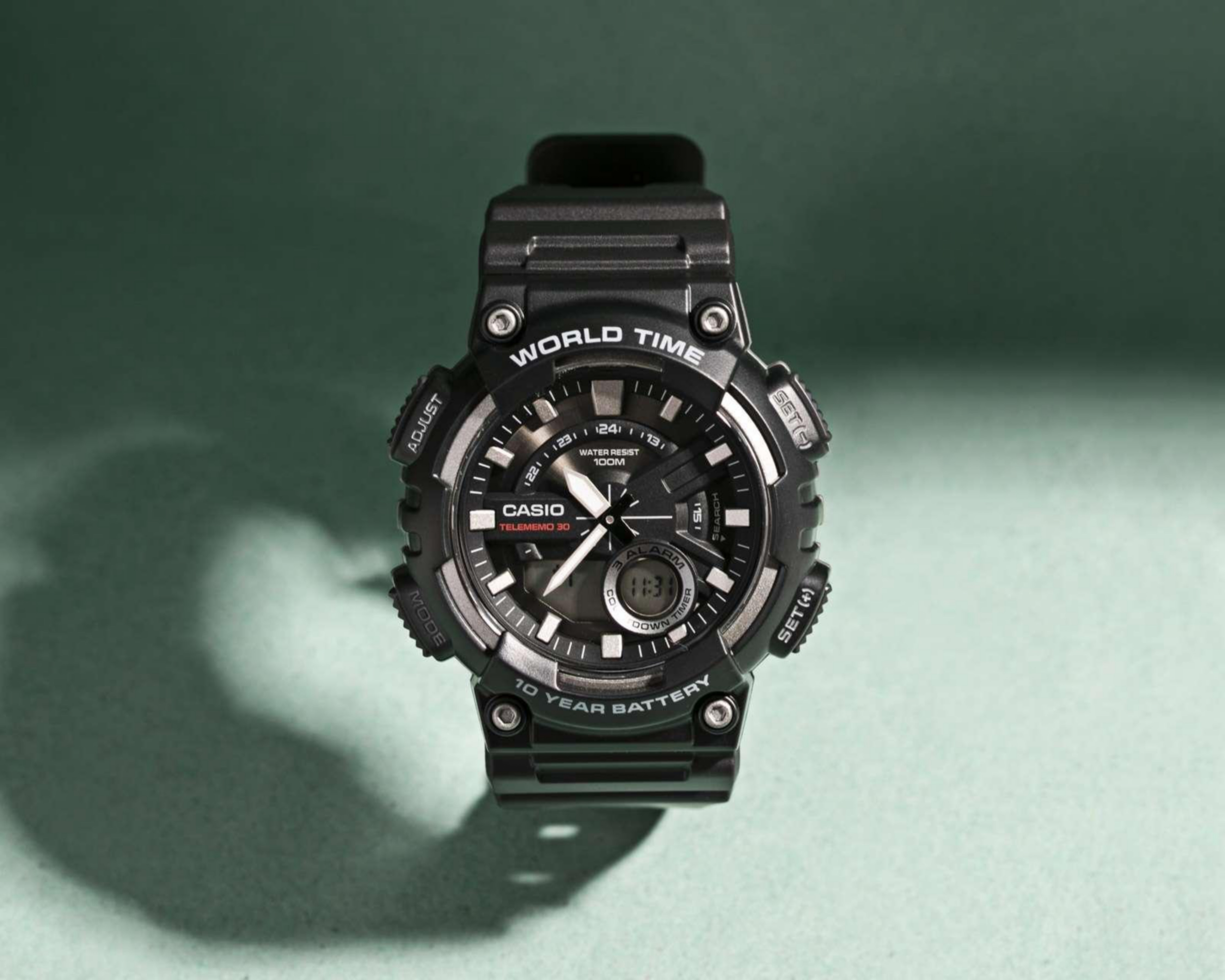Foto 6 pulgar | Foto 5 | Reloj para Hombre Casio AEQ-110W-1AVCF Negro