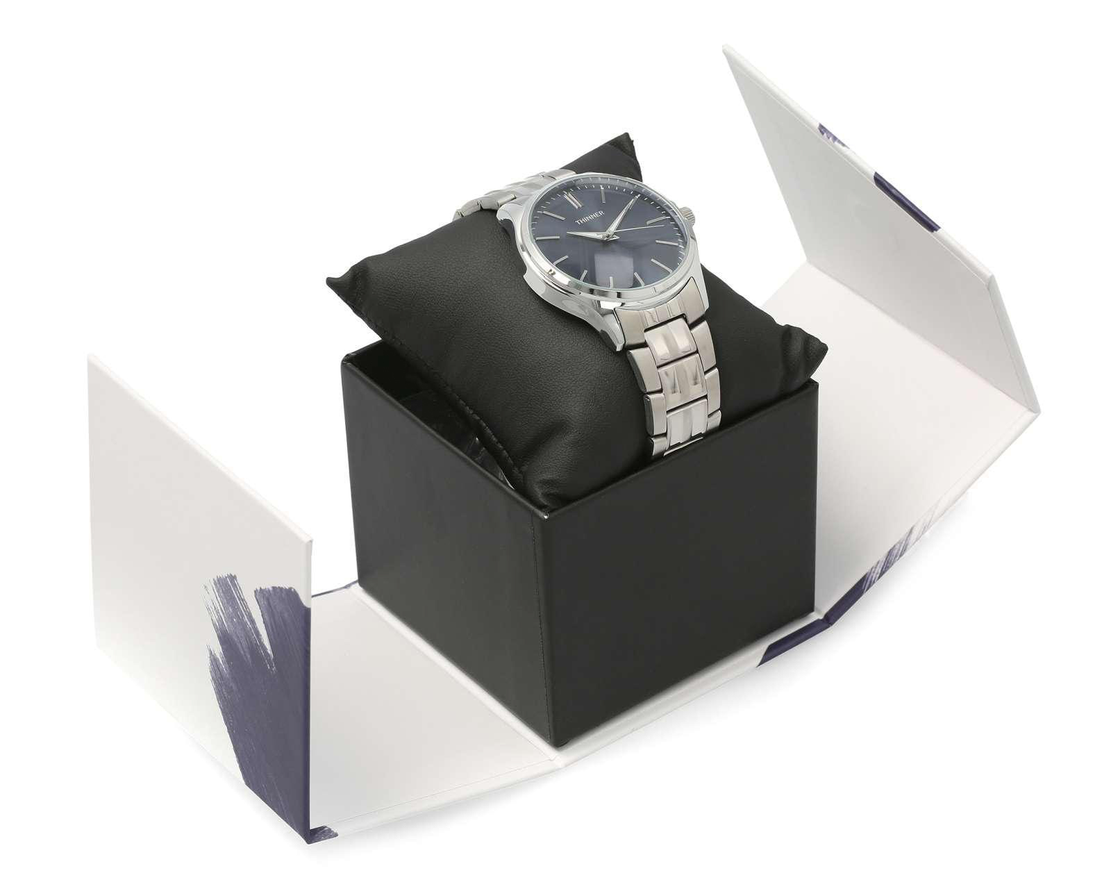 Foto 6 pulgar | Foto 5 | Reloj para Hombre Thinner 16746 Plateado