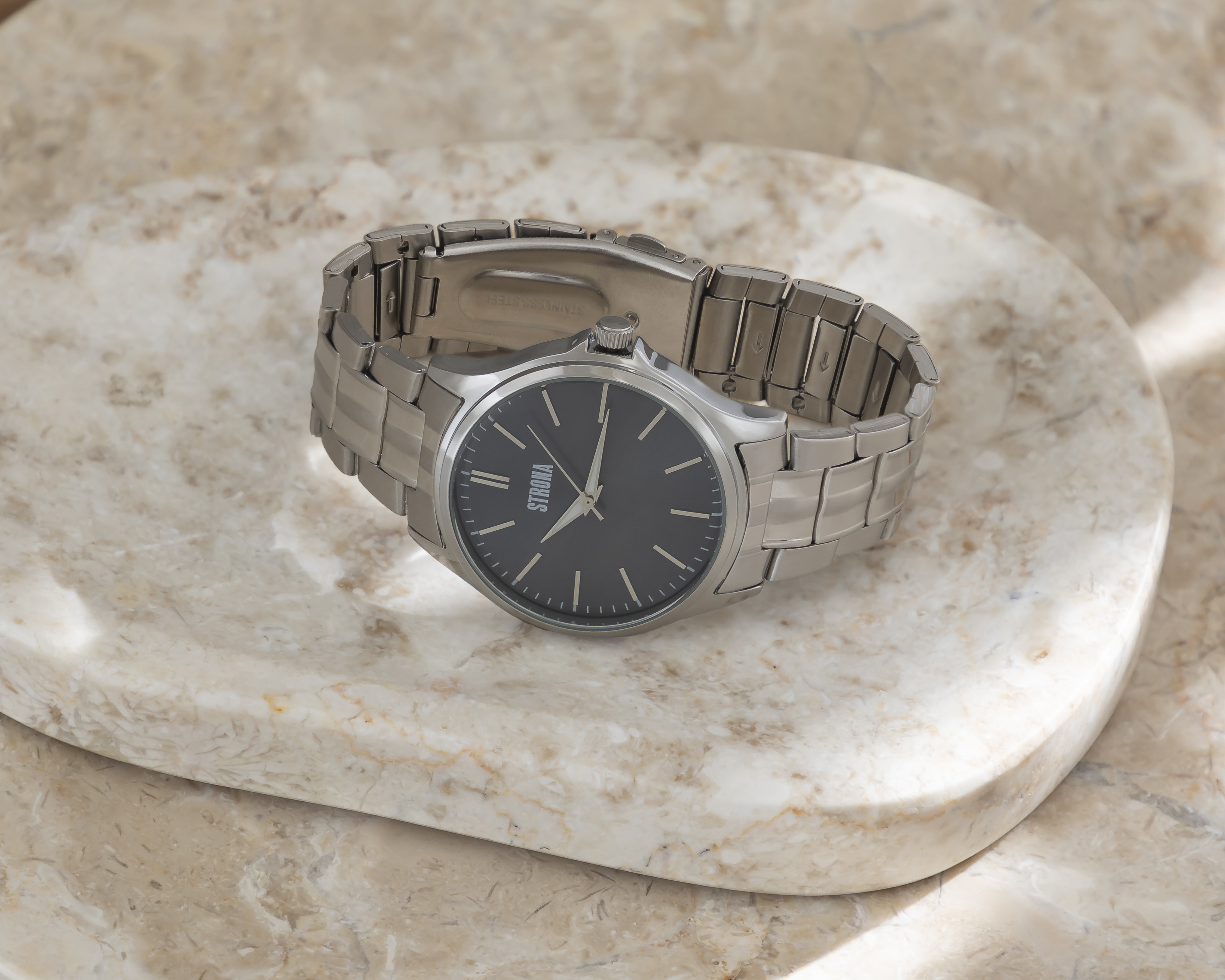 Foto 6 | Foto 6 | Reloj Strona para Hombre 16746 Plateado