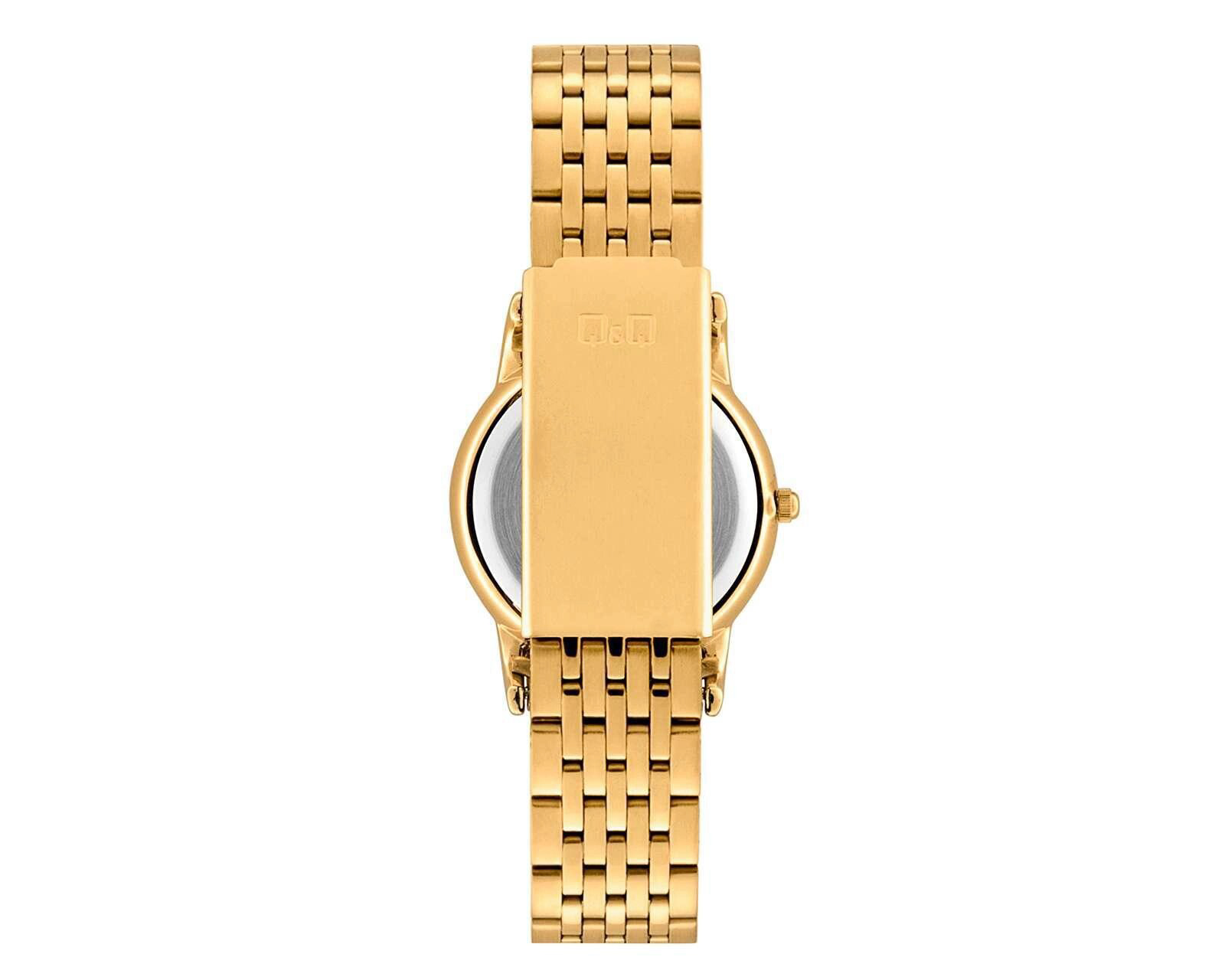 Foto 4 | Foto 4 | Reloj Q&Q QA57J010Y Dorado