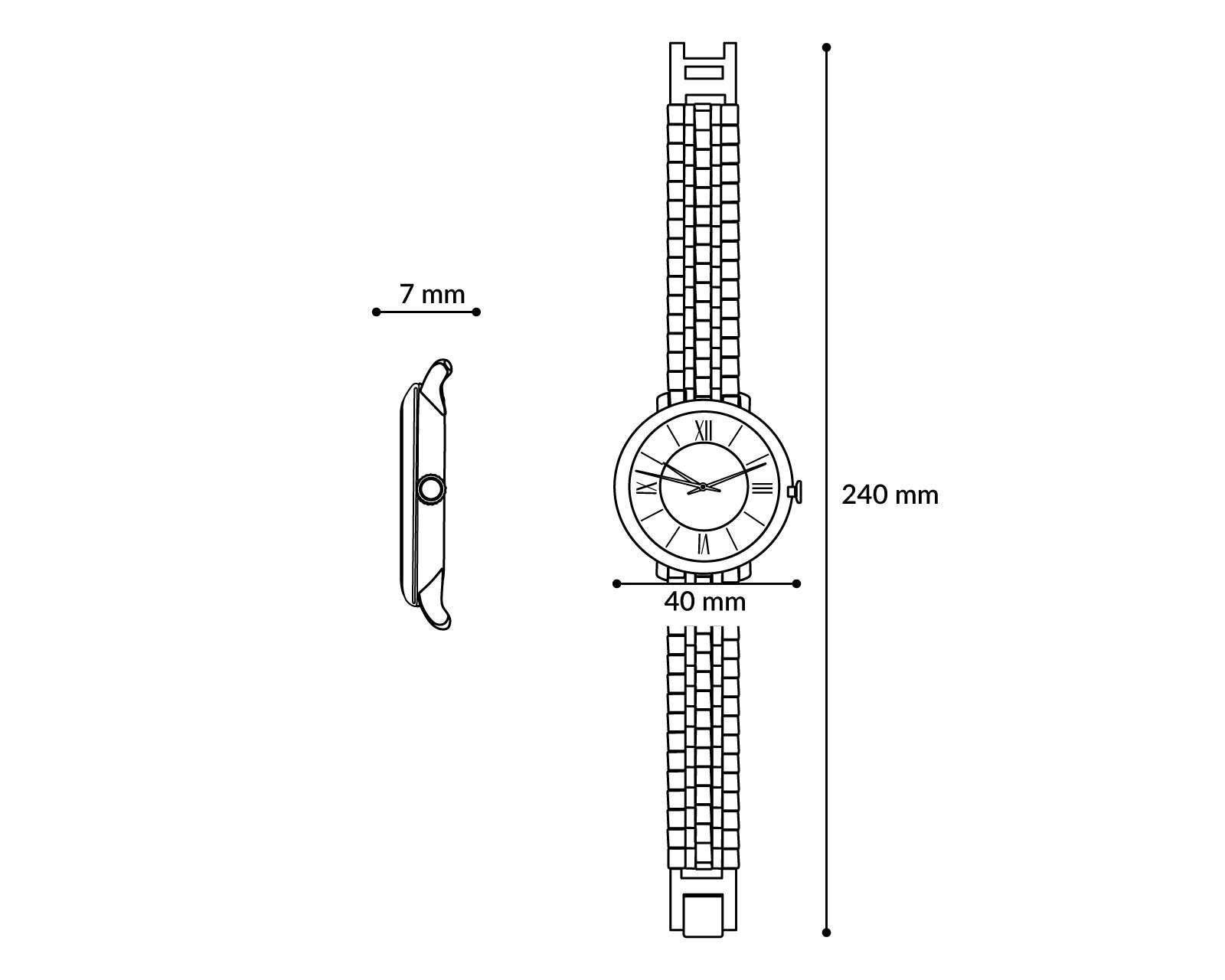 Foto 7 | Foto 7 | Reloj Q&Q QA20J001Y Dorado