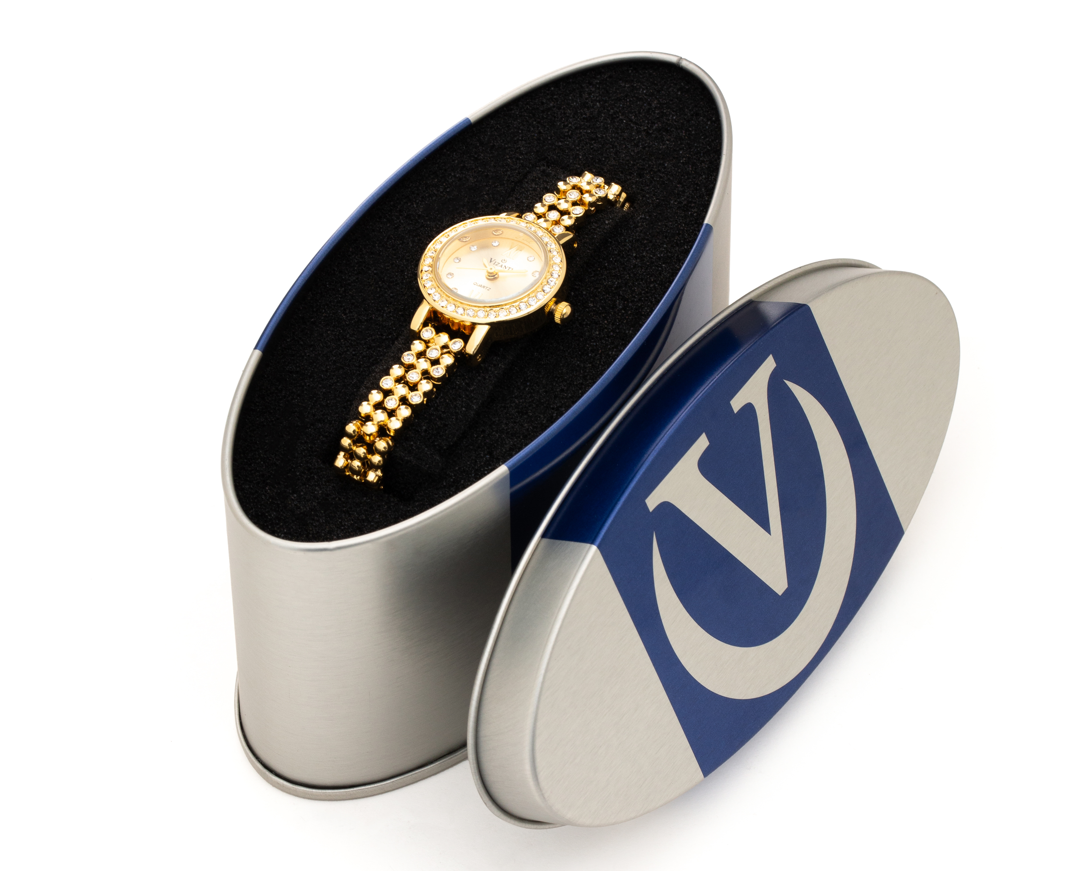 Foto 6 pulgar | Foto 5 | Reloj para Mujer Vizanti RVD2663 Dorado