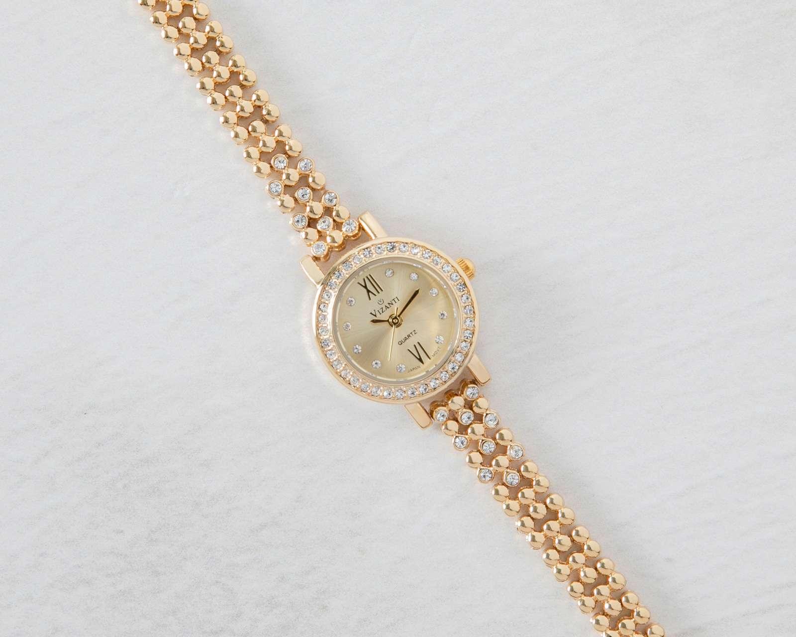 Foto 7 pulgar | Foto 6 | Reloj para Mujer Vizanti RVD2663 Dorado