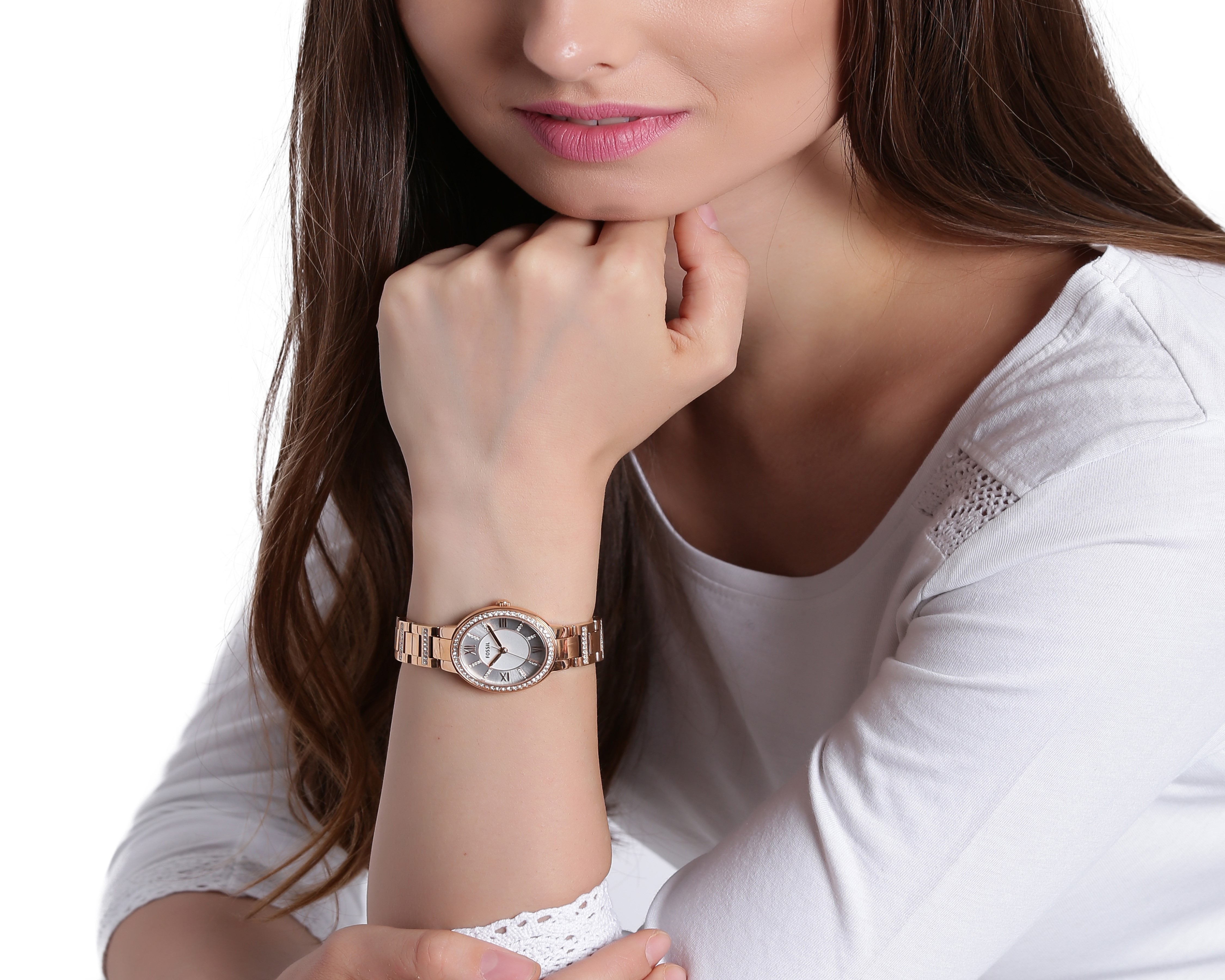 Foto 5 pulgar | Foto 4 | Reloj para Mujer Fossil ES3284 Rose Gold