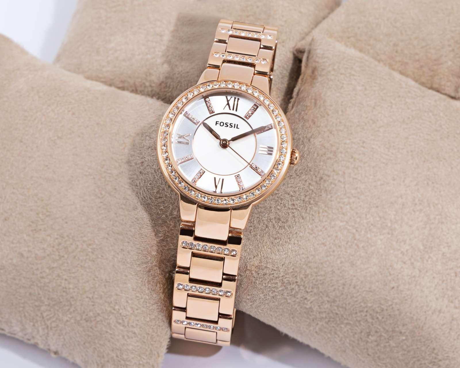 Foto 6 | Foto 6 | Reloj para Mujer Fossil ES3284 Rose Gold