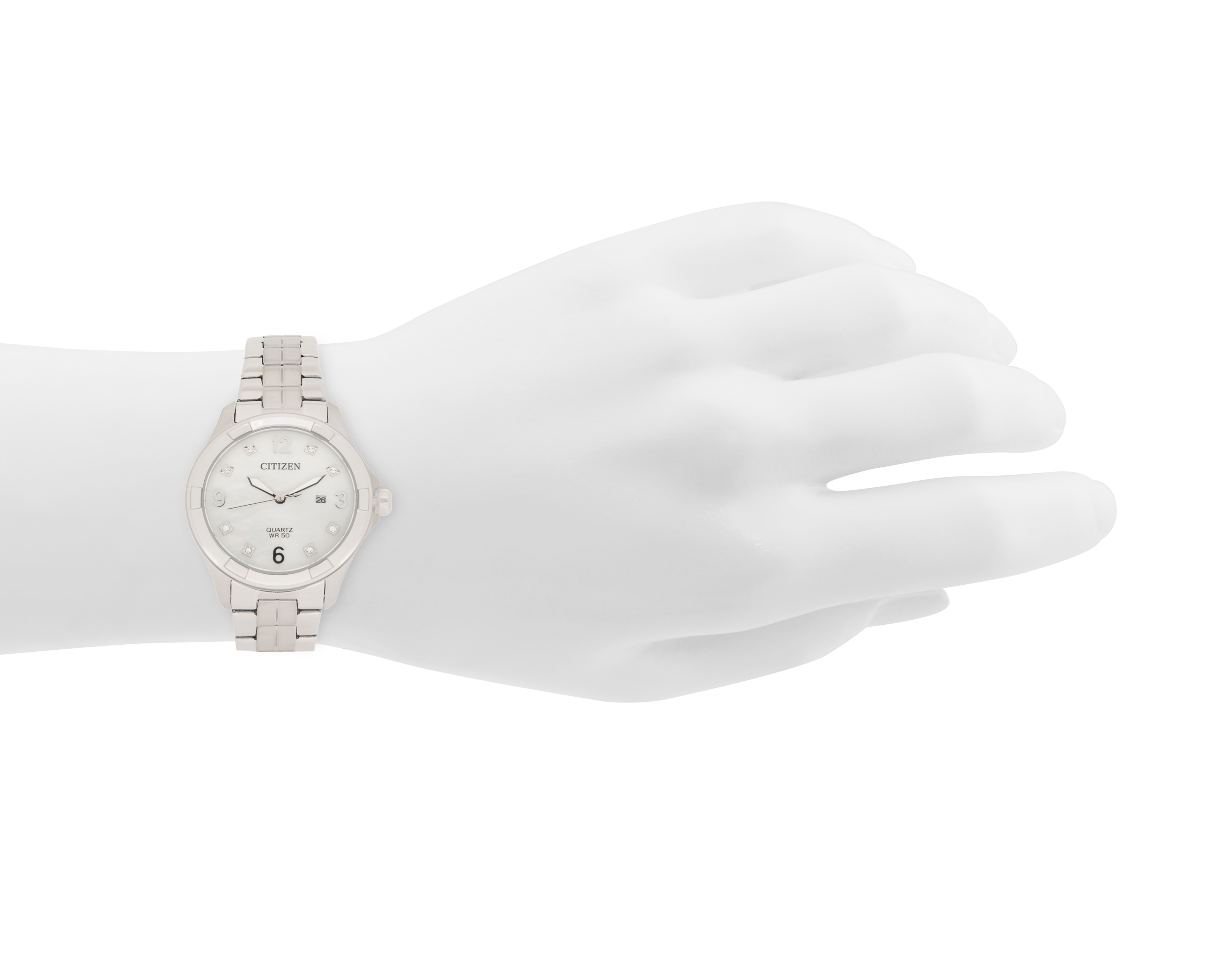 Foto 5 pulgar | Foto 4 | Reloj para Mujer Citizen Plateado 61077