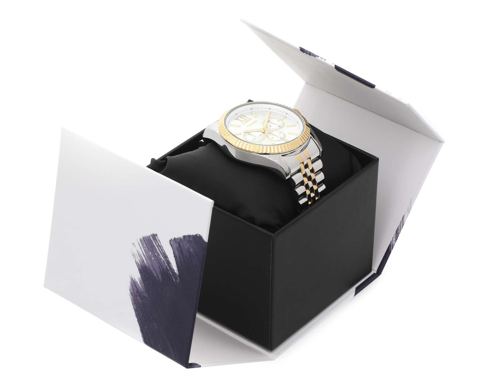 Foto 5 | Foto 5 | Reloj para Hombre Thinner 17088 Plateado/Dorado