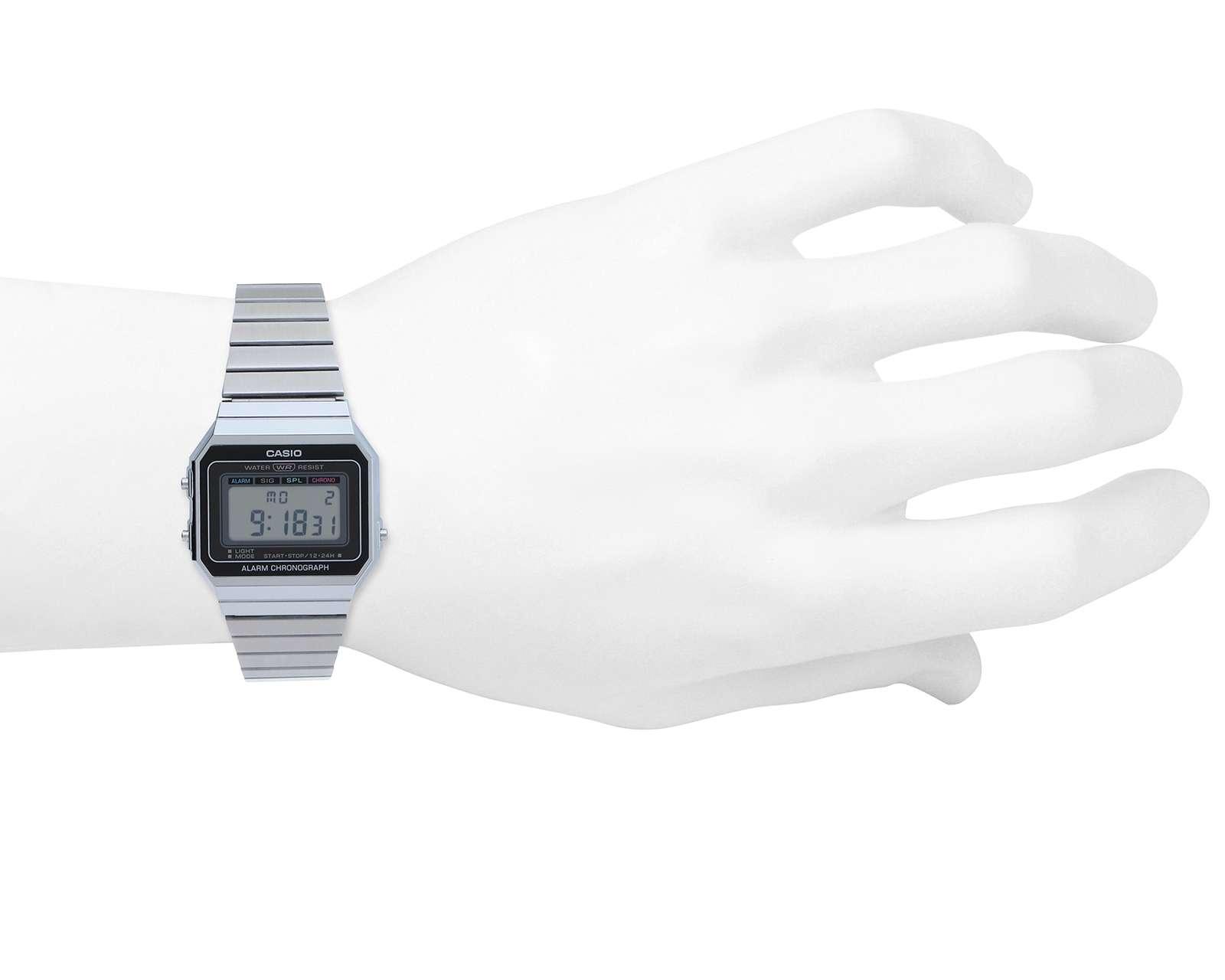 Foto 5 pulgar | Foto 4 | Reloj Unisex Casio A700W-1A Plateado