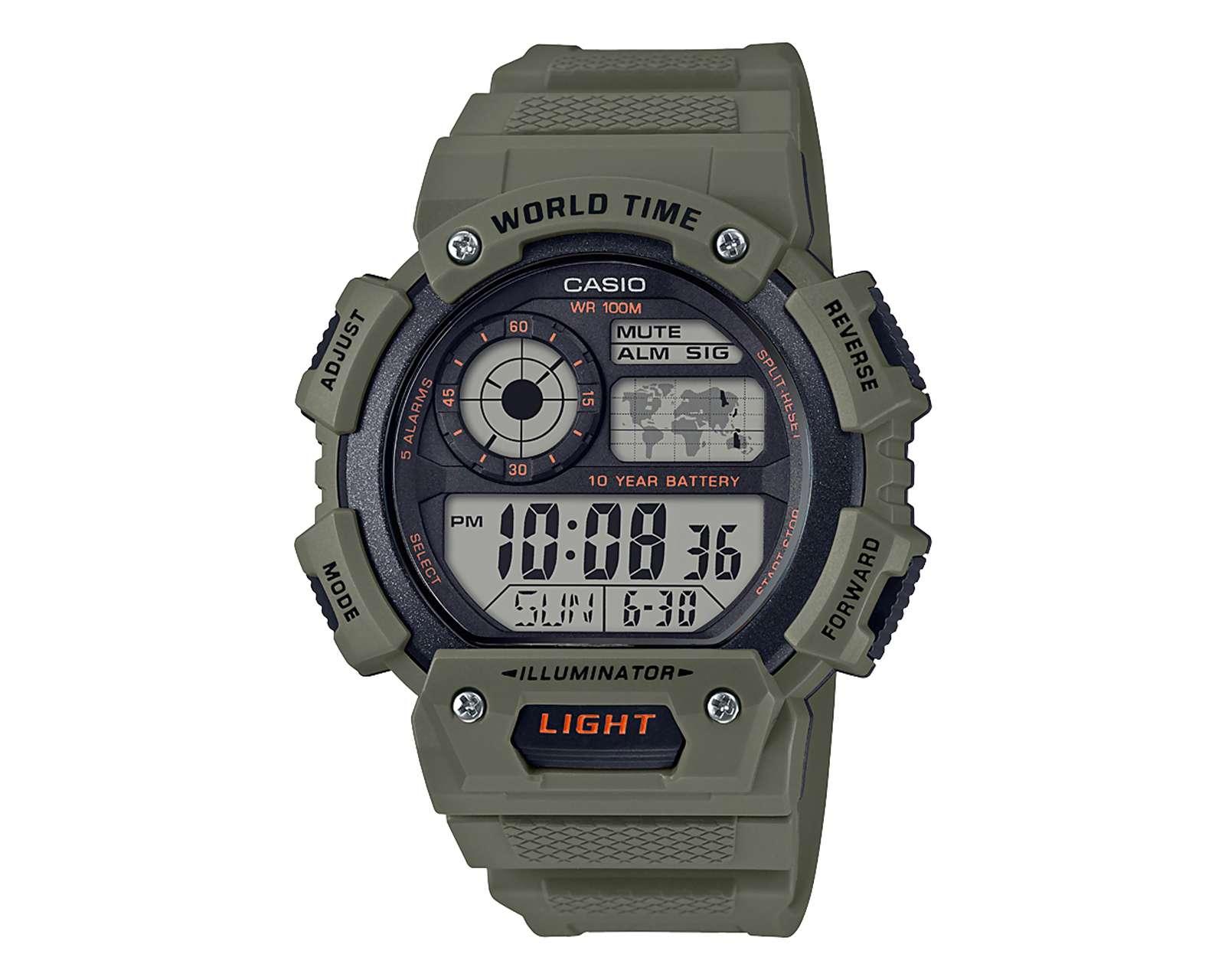 Foto 1 | Foto 1 | Reloj para Hombre Casio AE-1400WH-3AV Verde
