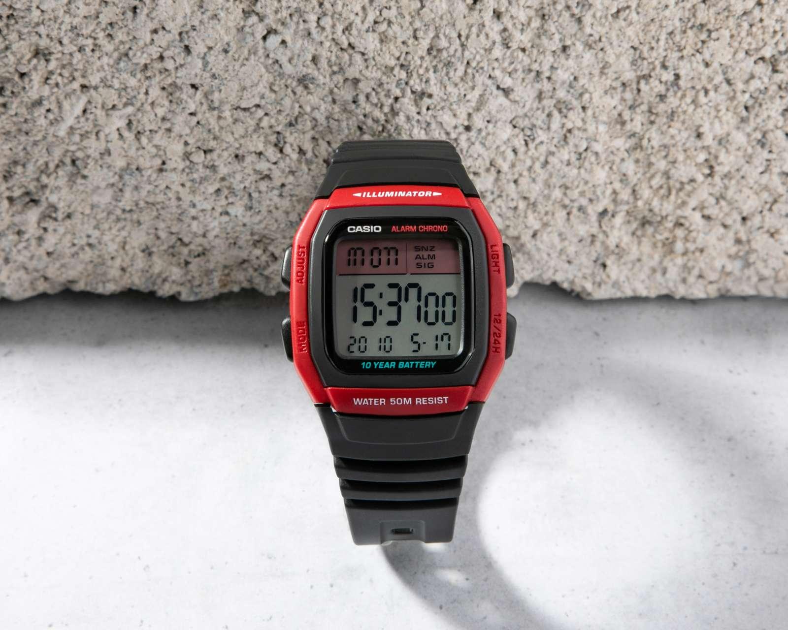 Foto 7 pulgar | Foto 6 | Reloj para Hombre Casio W-96H-4AVCF Negro