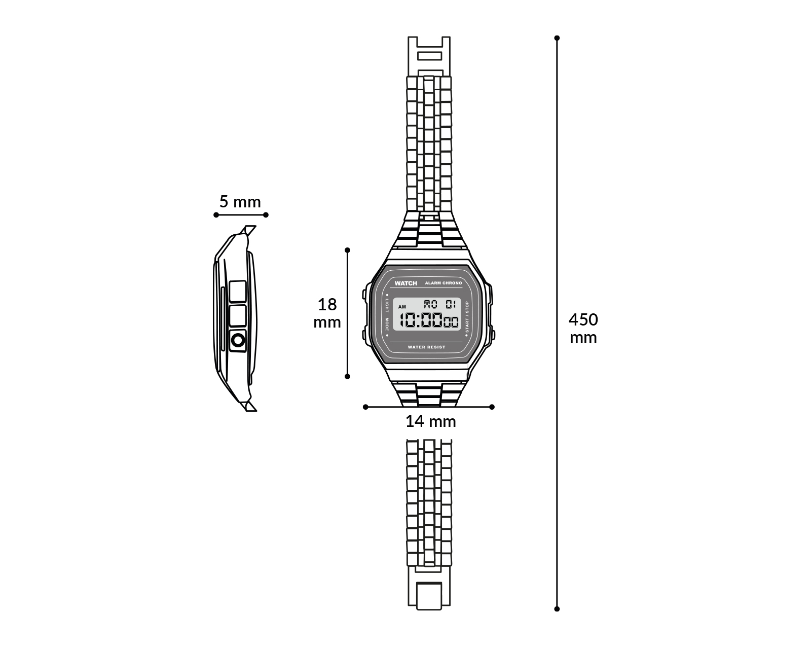 Foto 7 pulgar | Foto 6 | Reloj para Hombre Casio AE-1200WHD-1ACF Plateado