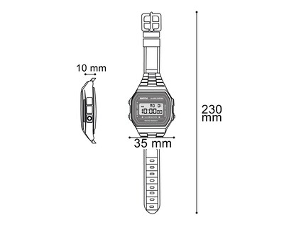 Foto 6 | Foto 6 | Reloj para Mujer Casio B640WC-5AVT Rose Gold