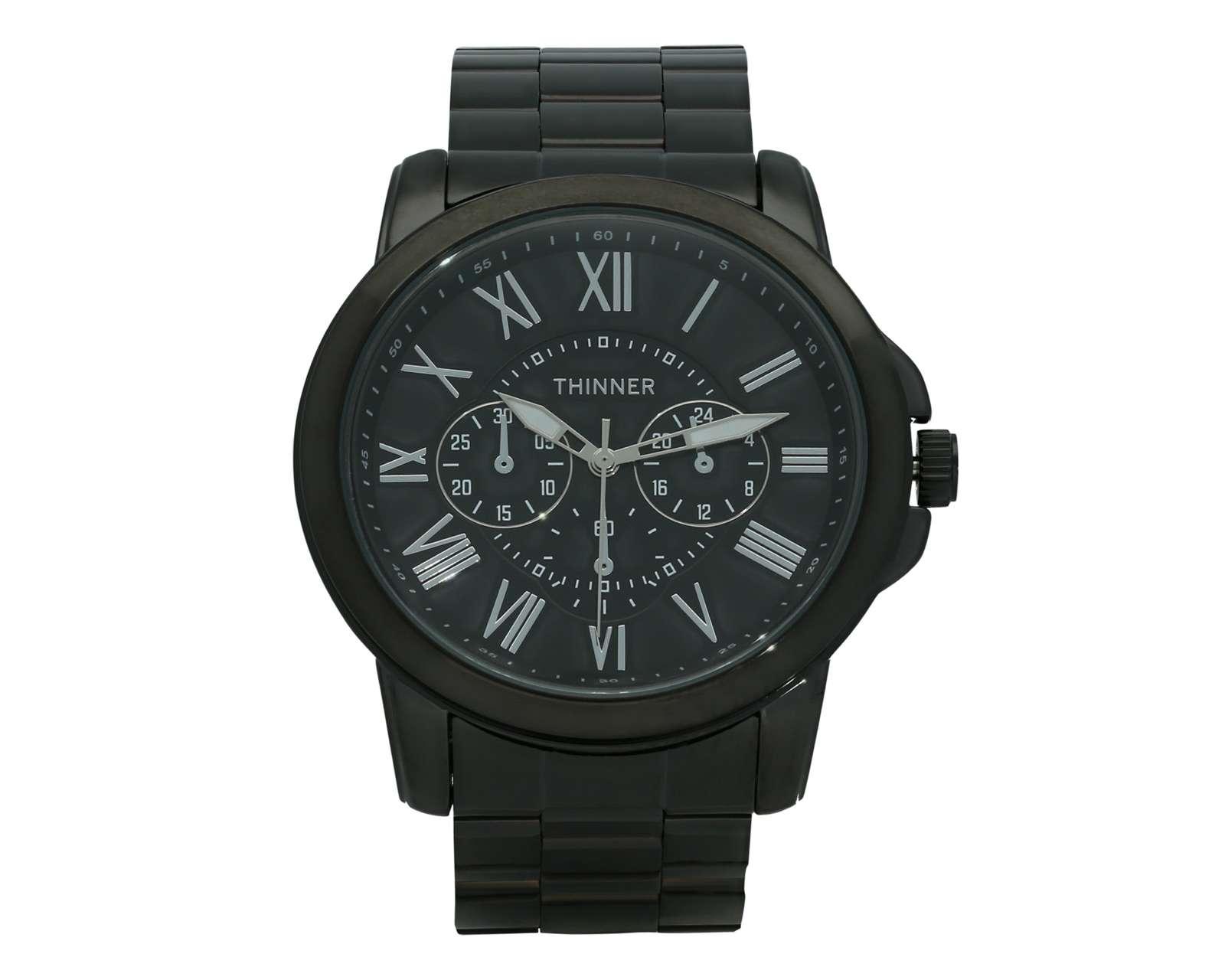Foto 2 pulgar | Foto 1 | Reloj para Hombre Thinner 16389 Negro