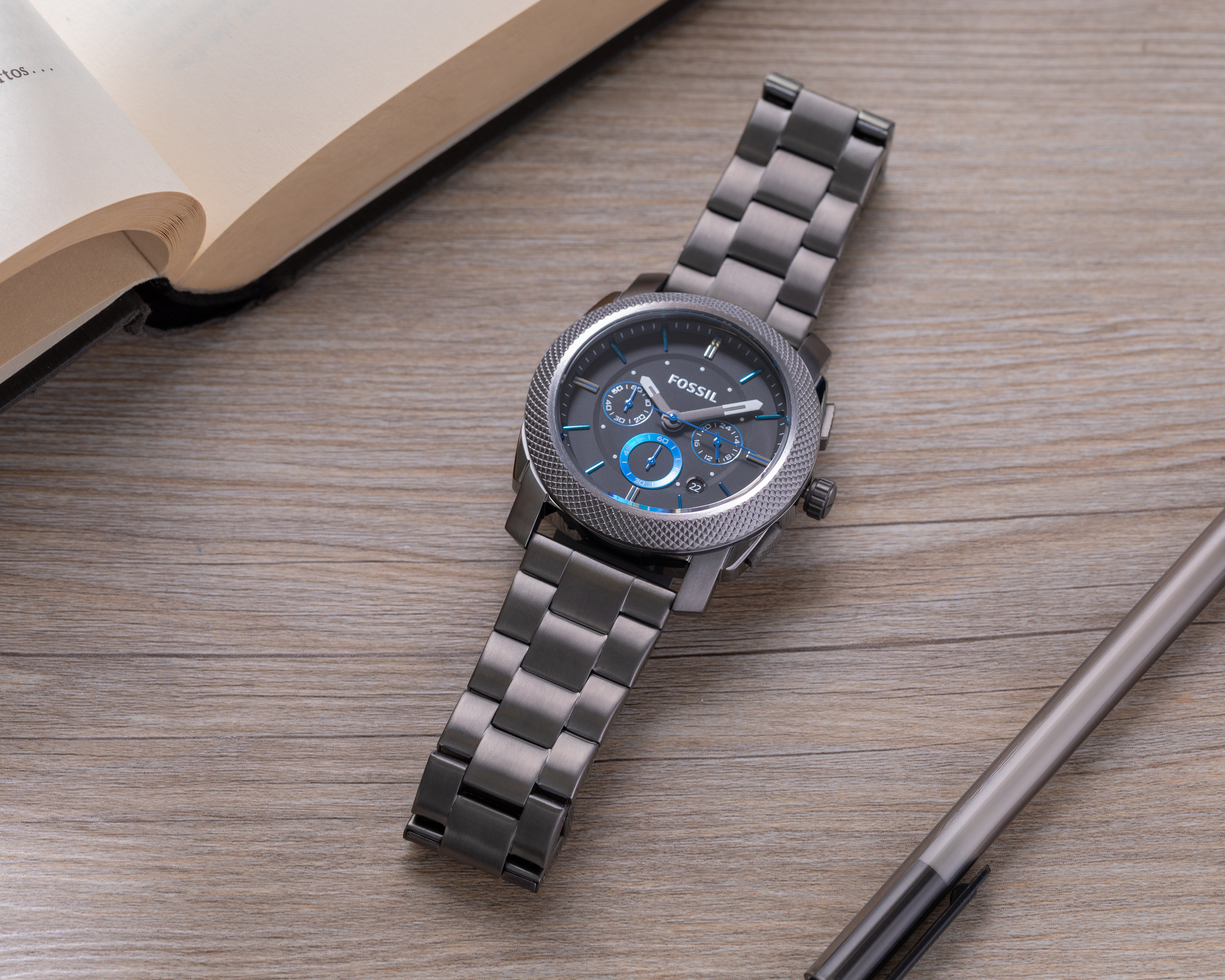 Foto 6 | Foto 6 | Reloj para Hombre Fossil FS4931 Plata