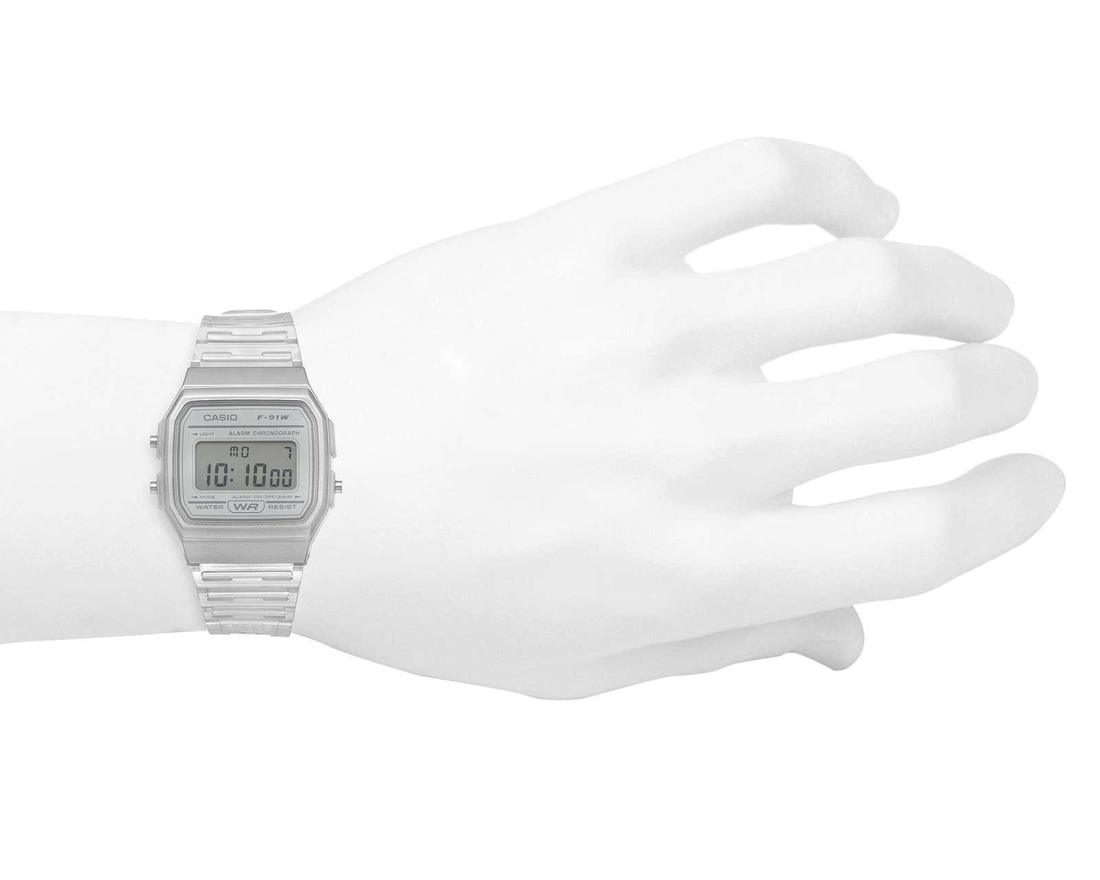 Foto 5 pulgar | Foto 4 | Reloj Unisex Casio F91WS-7 Plateado