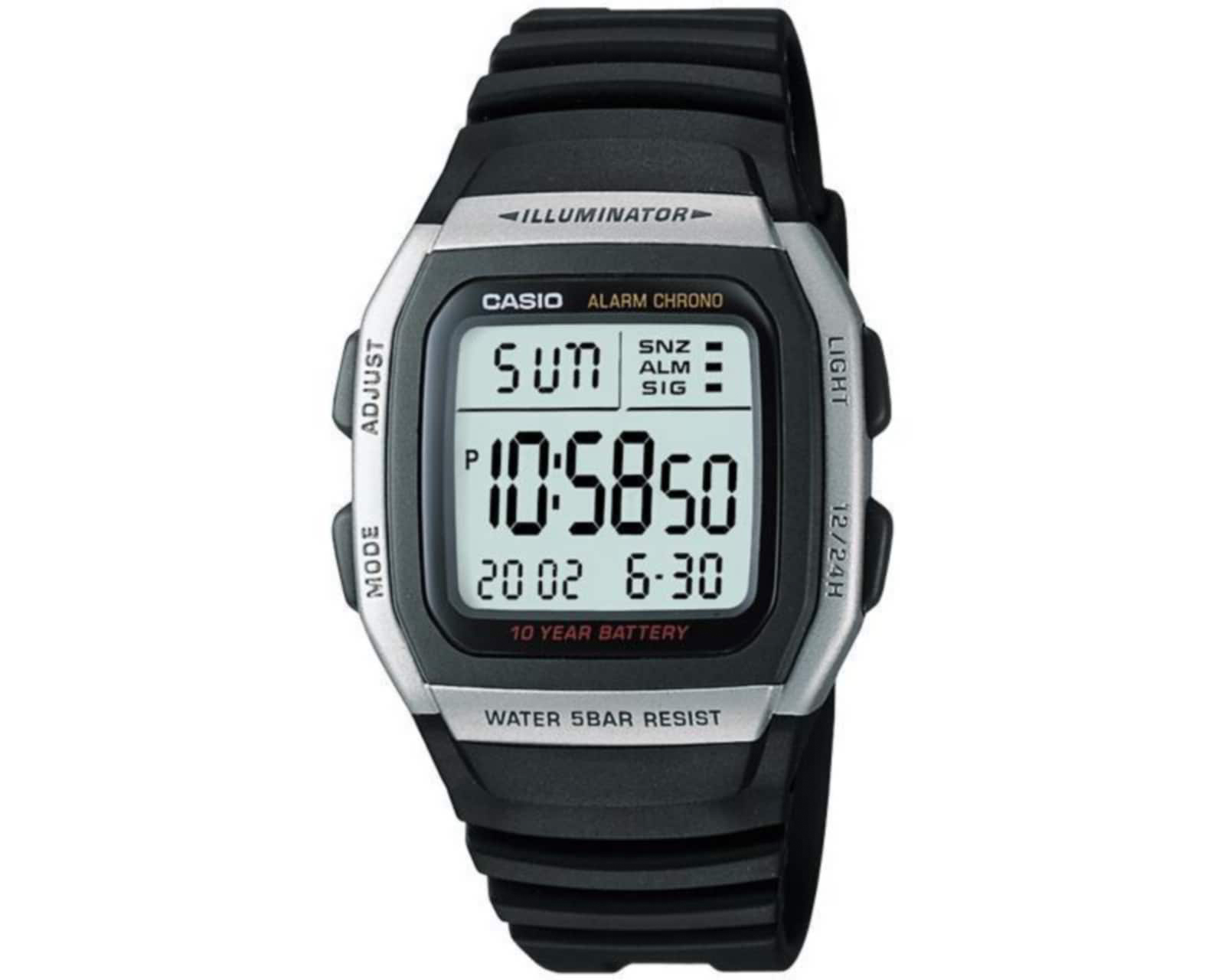 Foto 2 pulgar | Foto 1 | Reloj para Hombre Casio W96H-1AV Negro