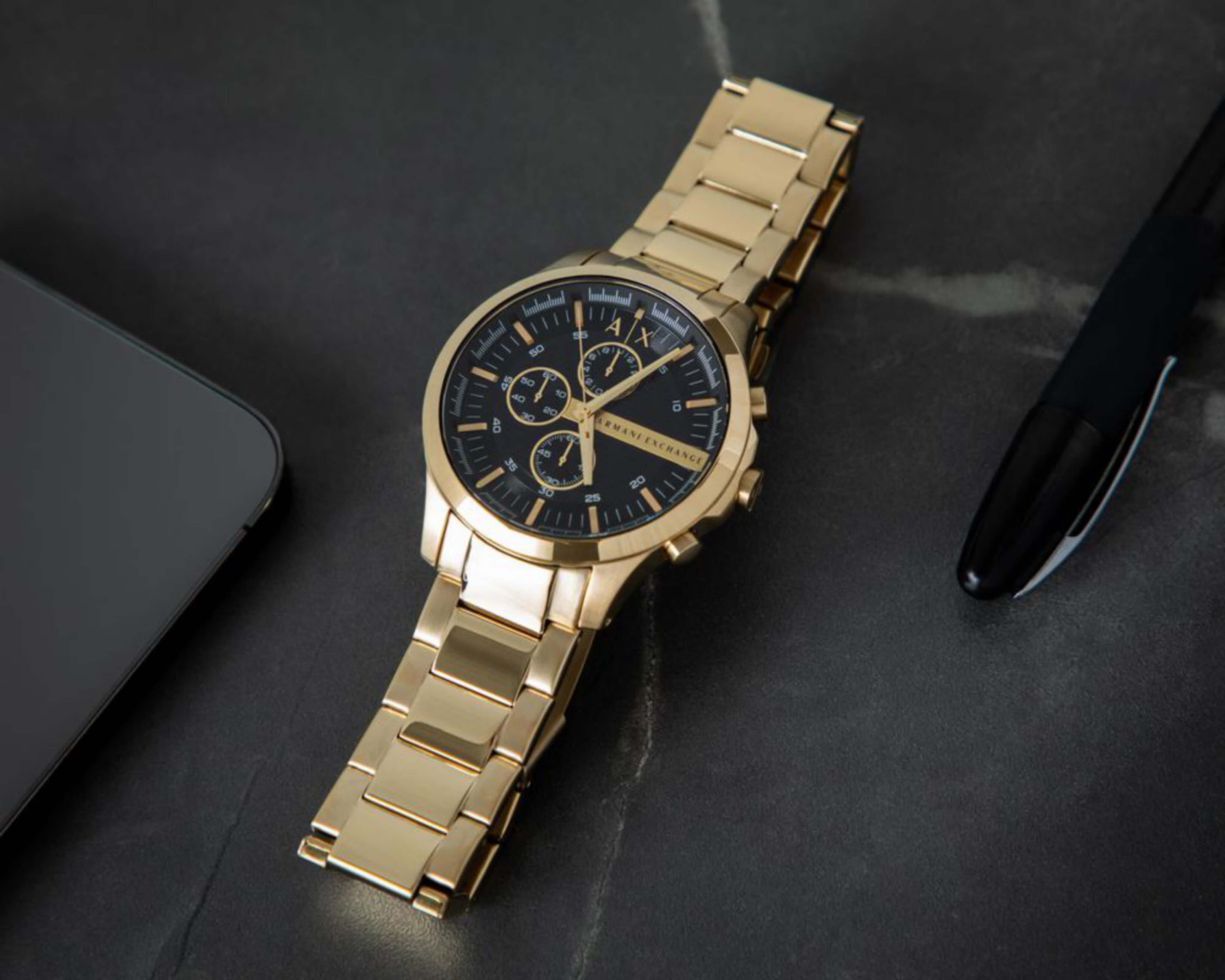 Foto 5 pulgar | Foto 4 | Reloj para Hombre Armani Exchange AX2137 Dorado