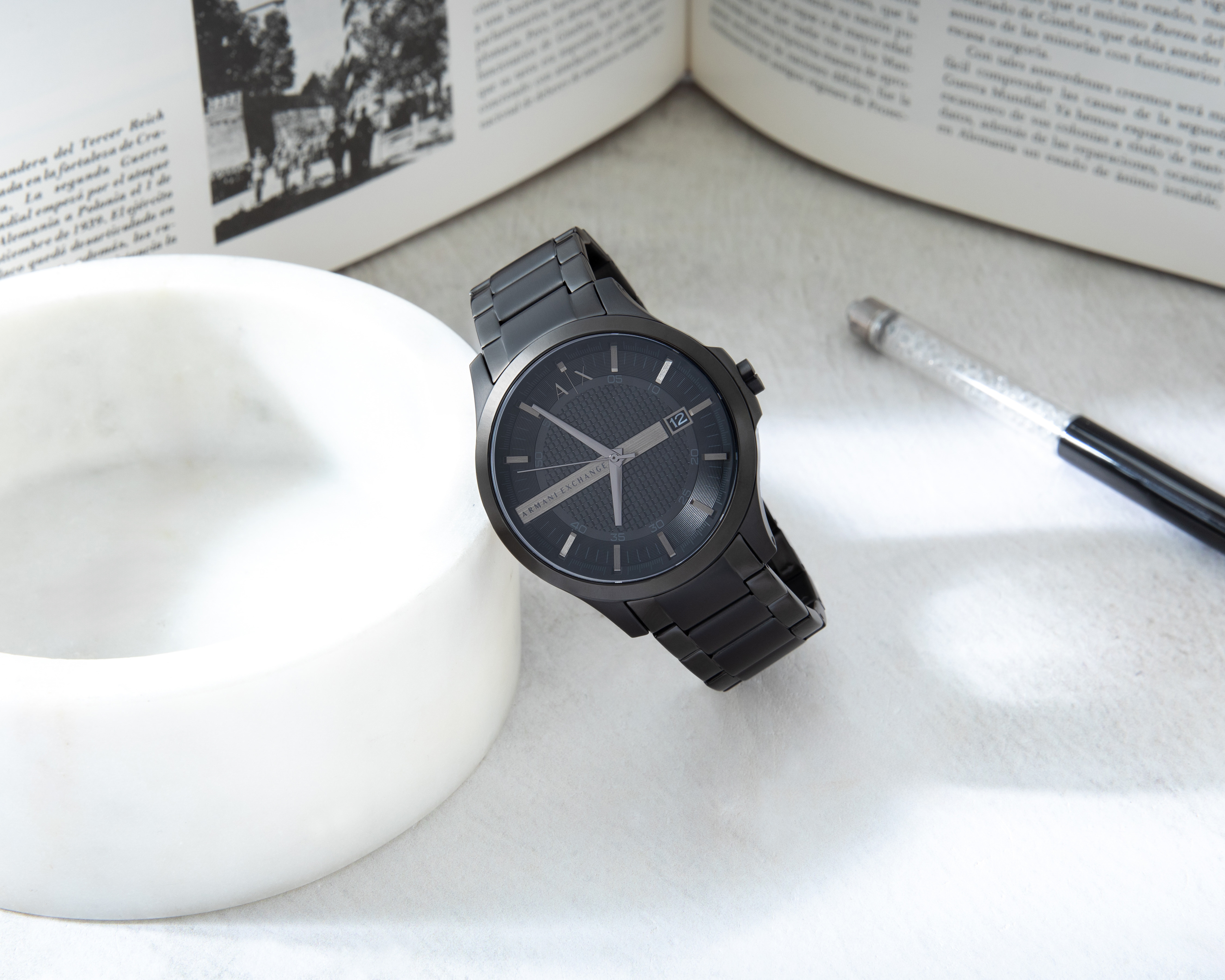 Foto 7 pulgar | Foto 6 | Reloj para Hombre Armani Exchange AX2104 Negro