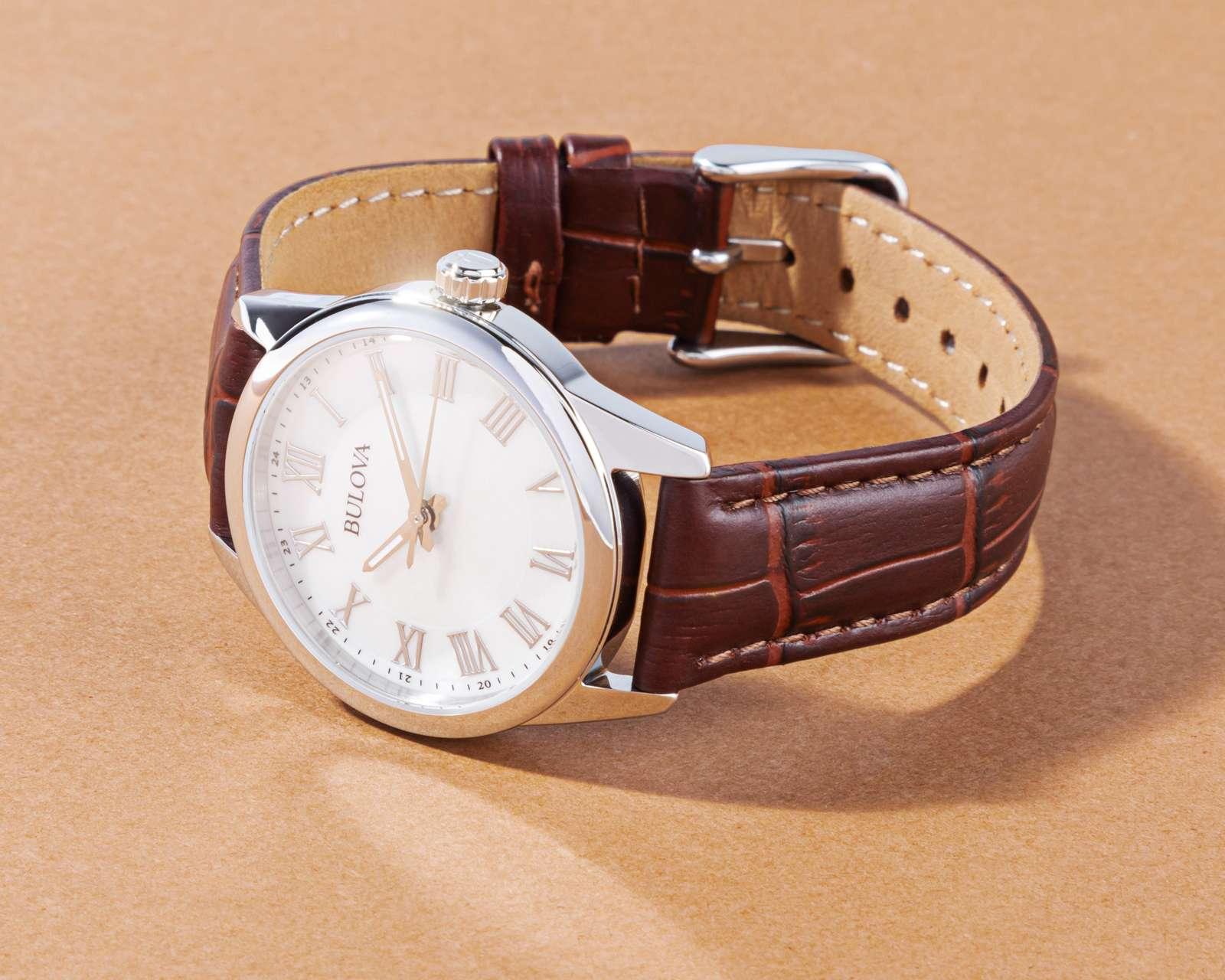 Foto 3 | Foto 4 | Reloj para Mujer Bulova 96L271 Café