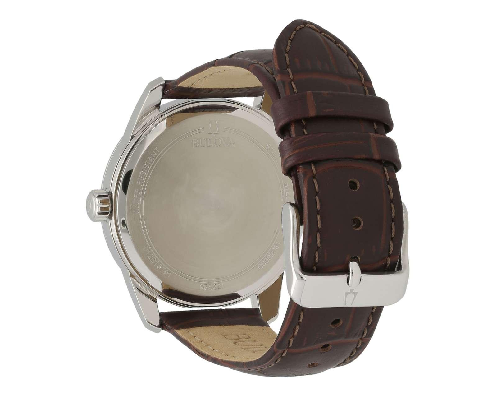 Foto 5 pulgar | Foto 4 | Reloj para Hombre Bulova 96A221 Café