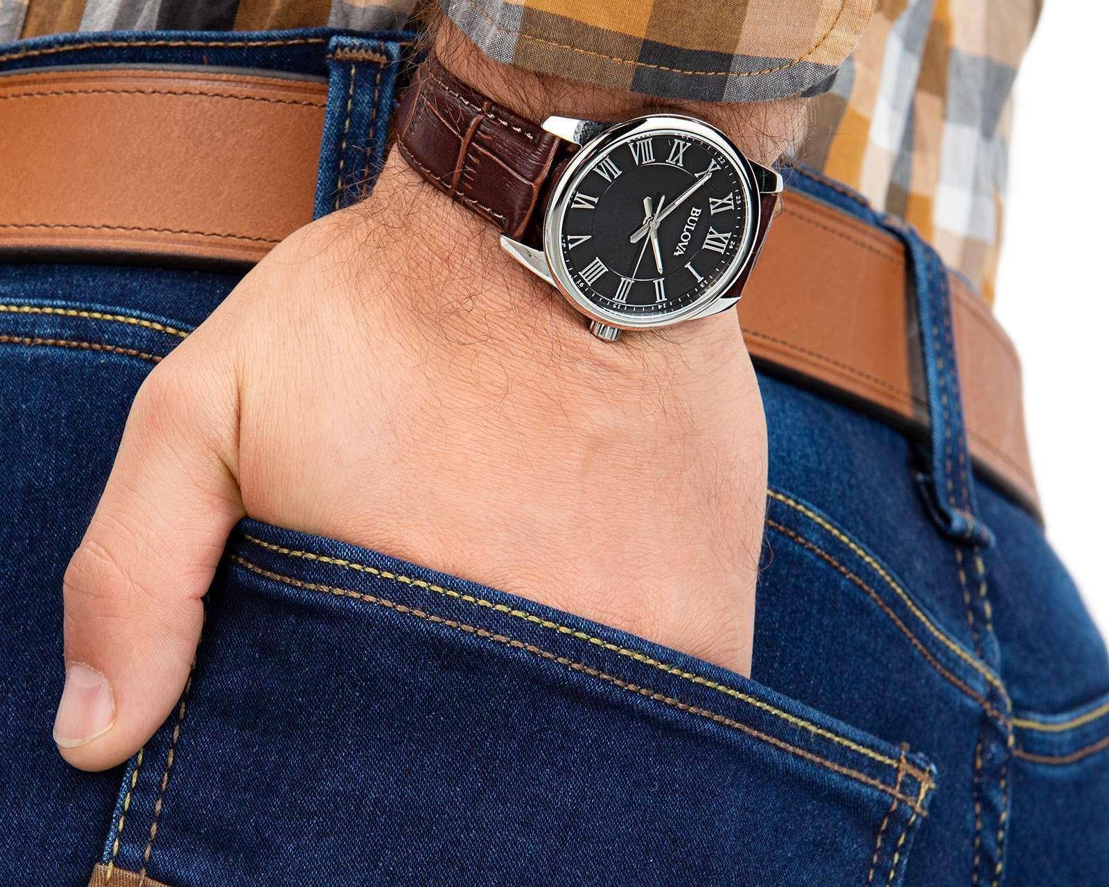 Foto 6 | Foto 6 | Reloj para Hombre Bulova 96A221 Café