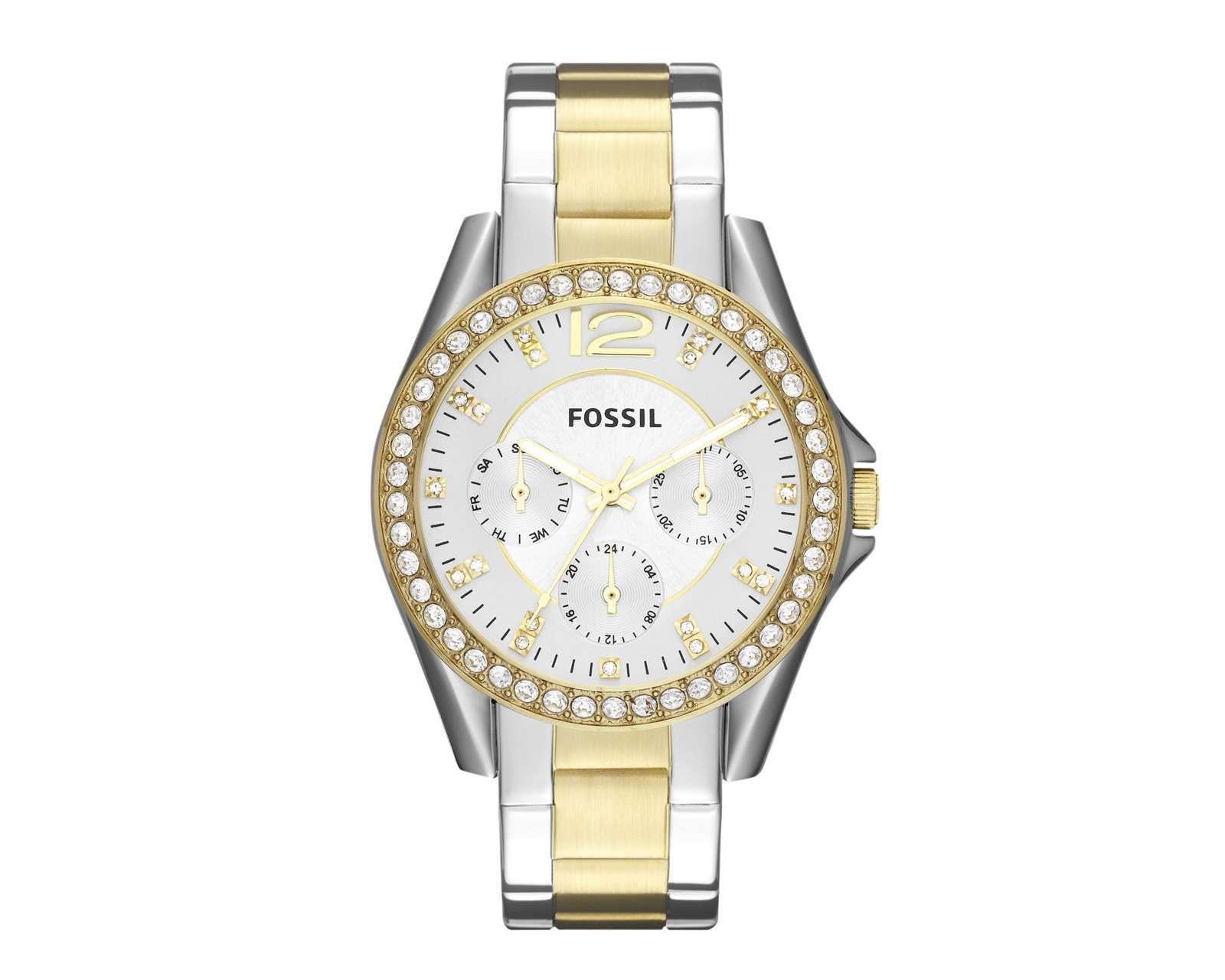 Reloj para Mujer Fossil ES3204 Plateado/Dorado