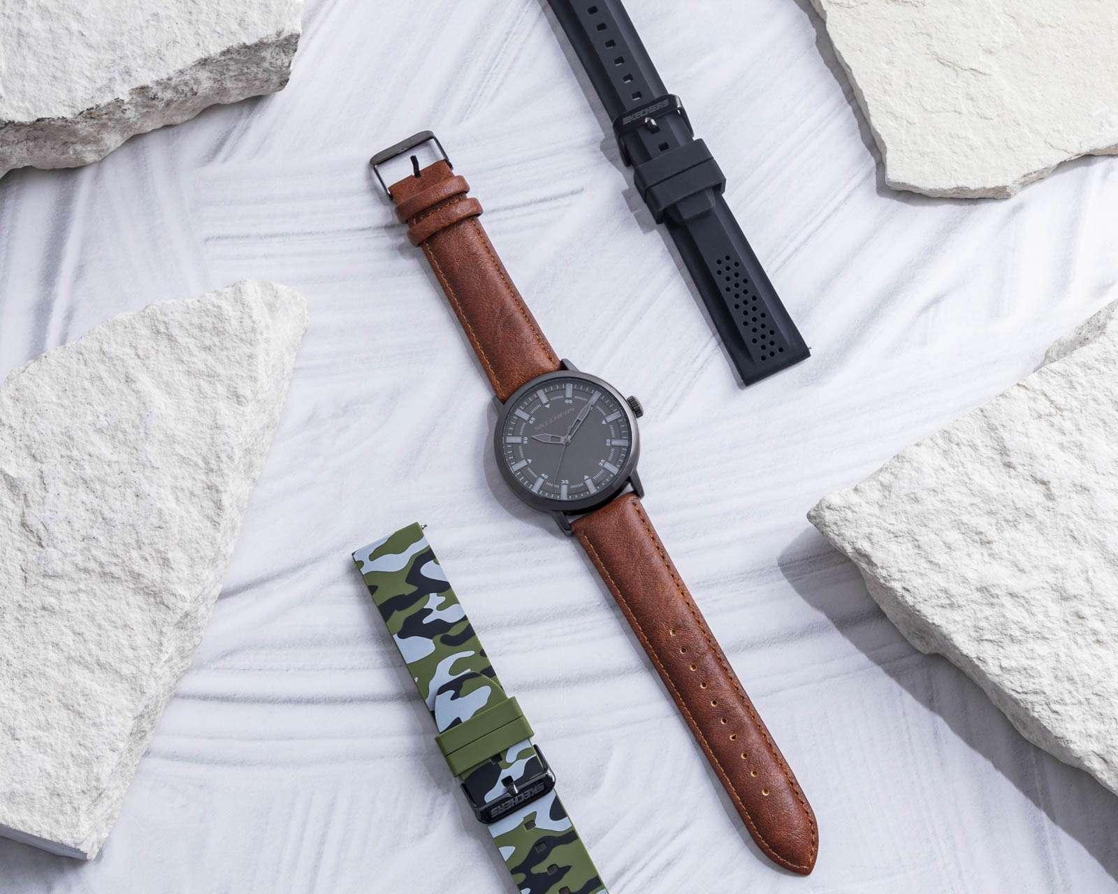 Foto 5 | Foto 5 | Reloj para Hombre Skecher SR9030 Café