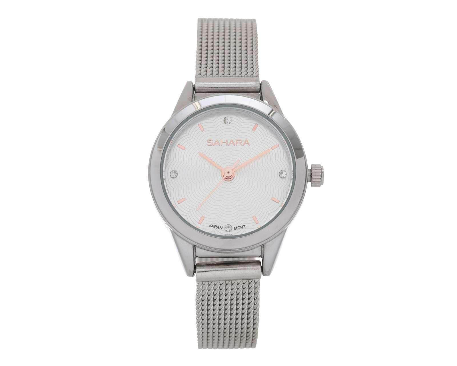 Foto 2 pulgar | Foto 1 | Reloj para Mujer Sahara 17165 Plateado