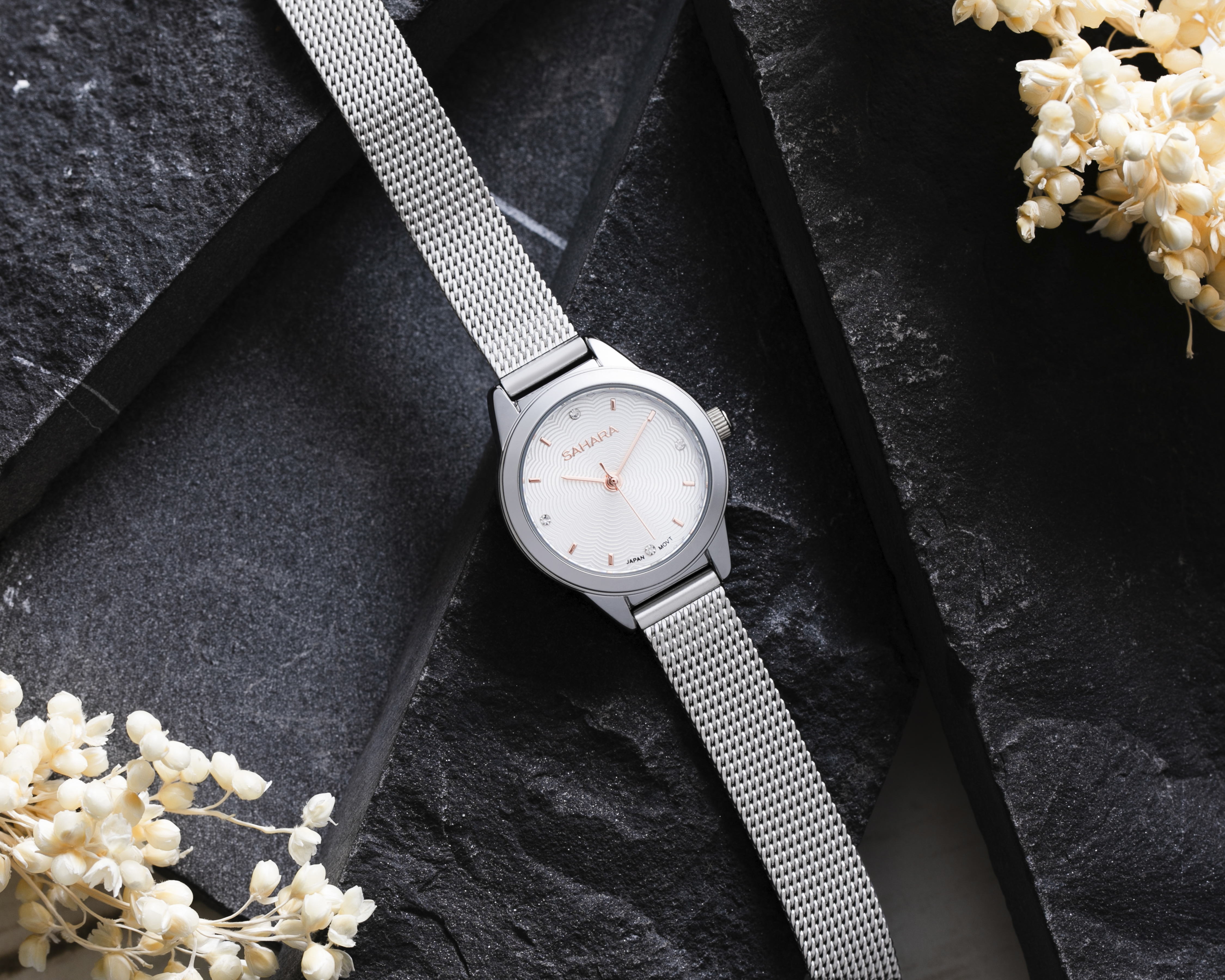 Foto 6 pulgar | Foto 5 | Reloj para Mujer Sahara 17165 Plateado