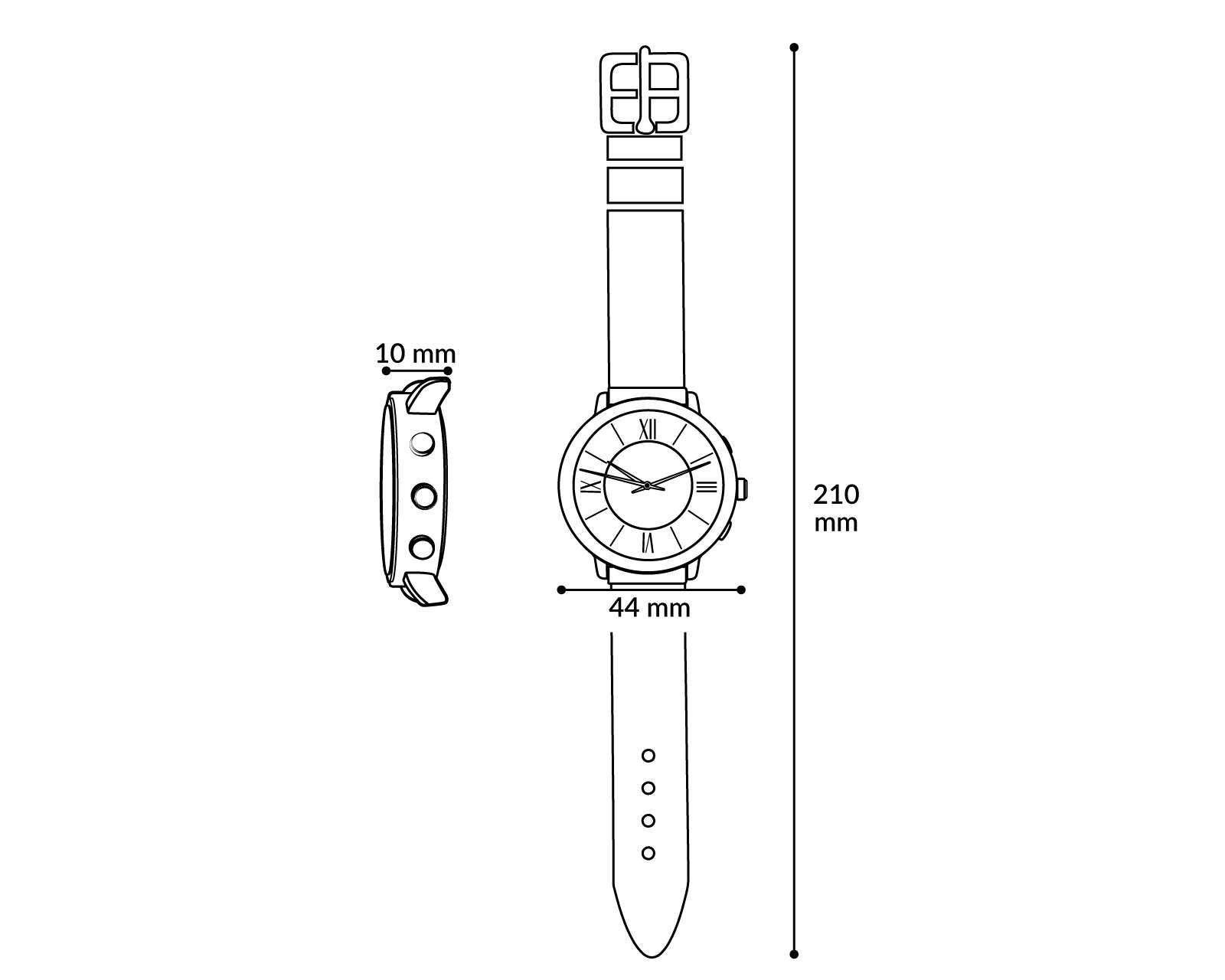 Foto 8 pulgar | Foto 8 | Reloj para Hombre Fossil FS4813IE Café
