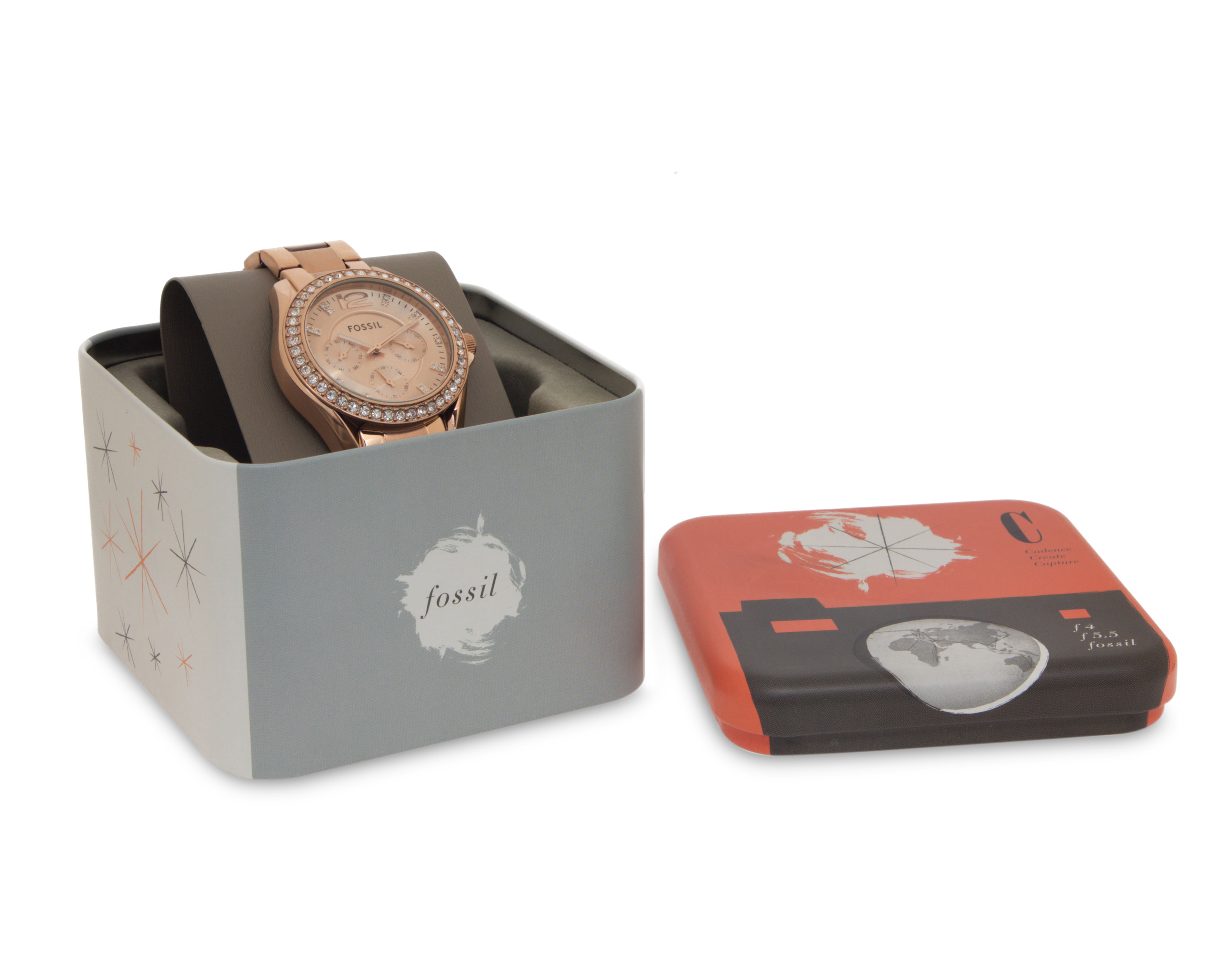 Foto 6 pulgar | Foto 5 | Reloj para Mujer Fossil ES2811 Rose Gold