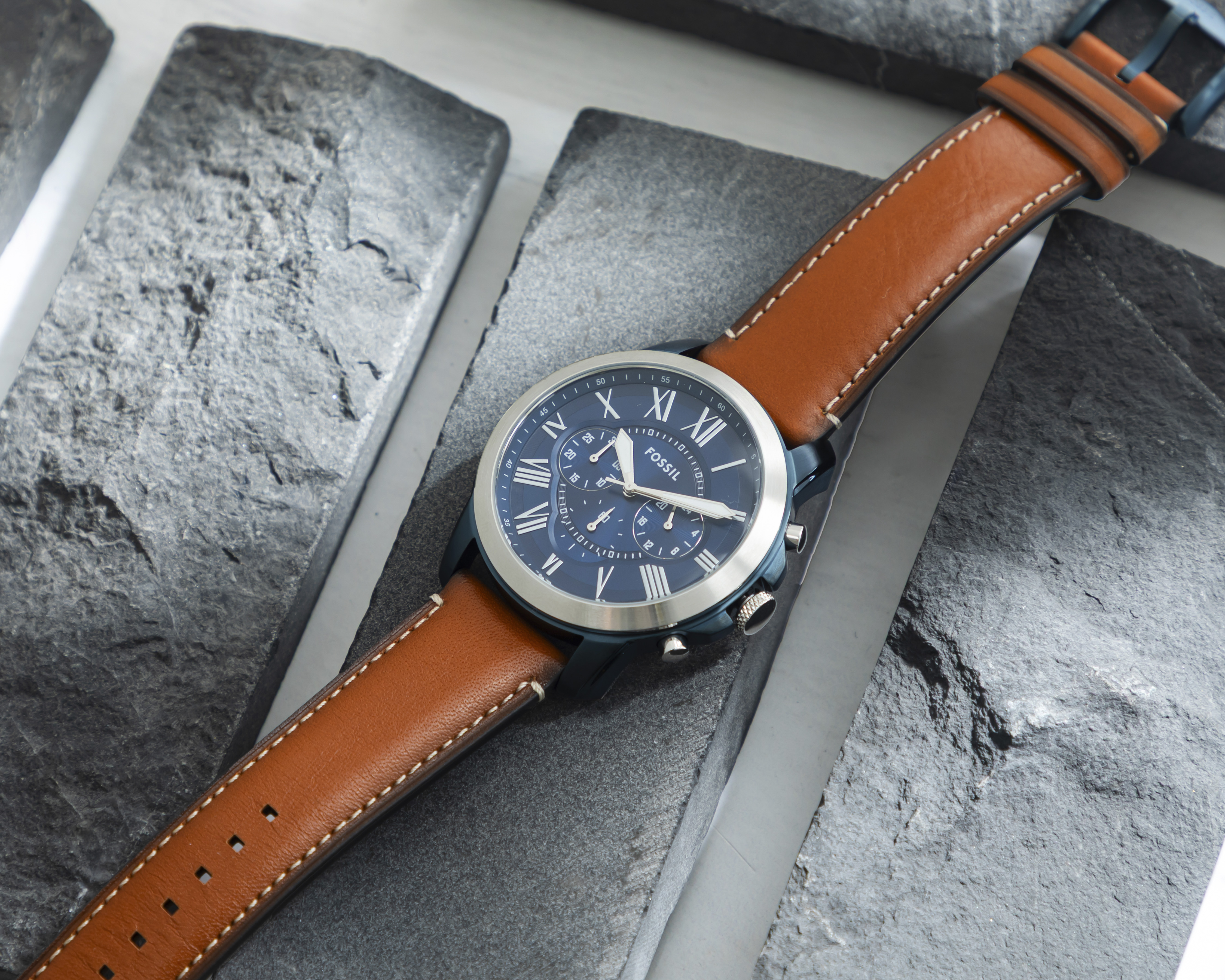 Foto 6 | Foto 6 | Reloj para Hombre Fossil FS5151 Café