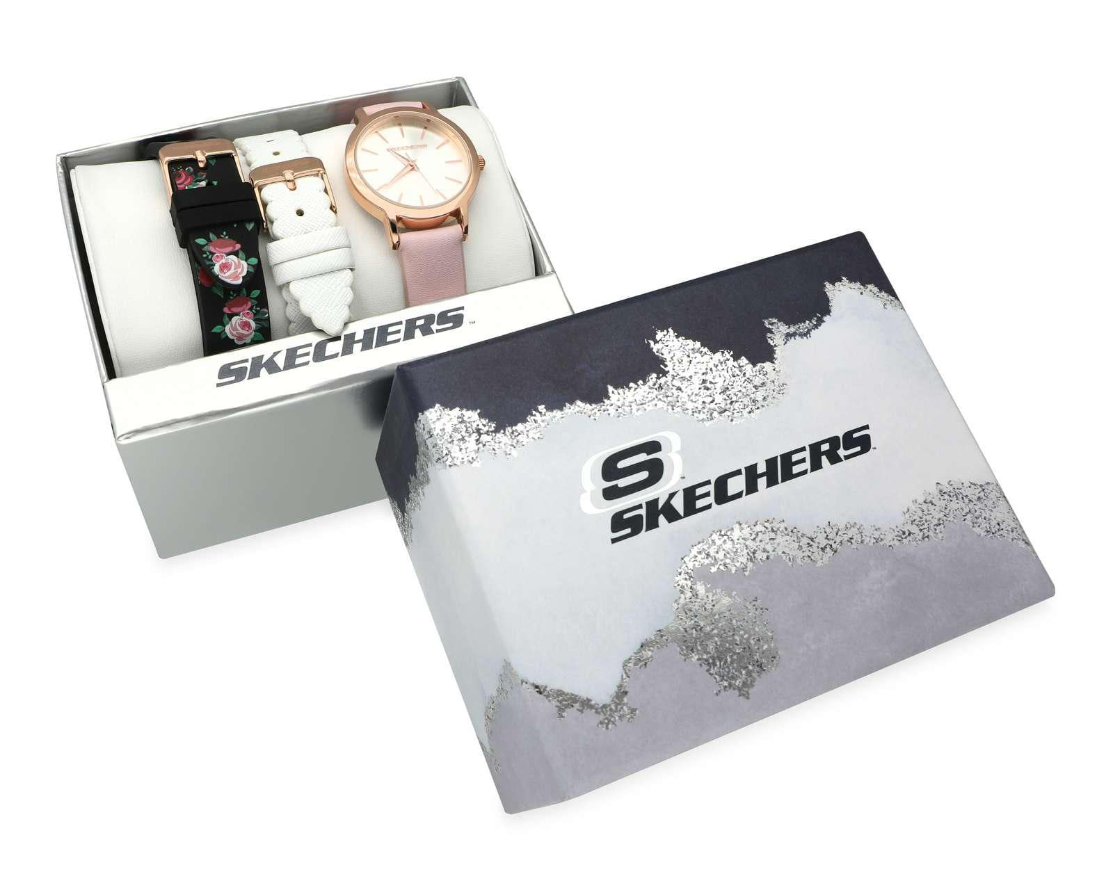 Foto 7 pulgar | Foto 6 | Reloj para Mujer Skechers SR9027 Rosa con 2 Accesorios