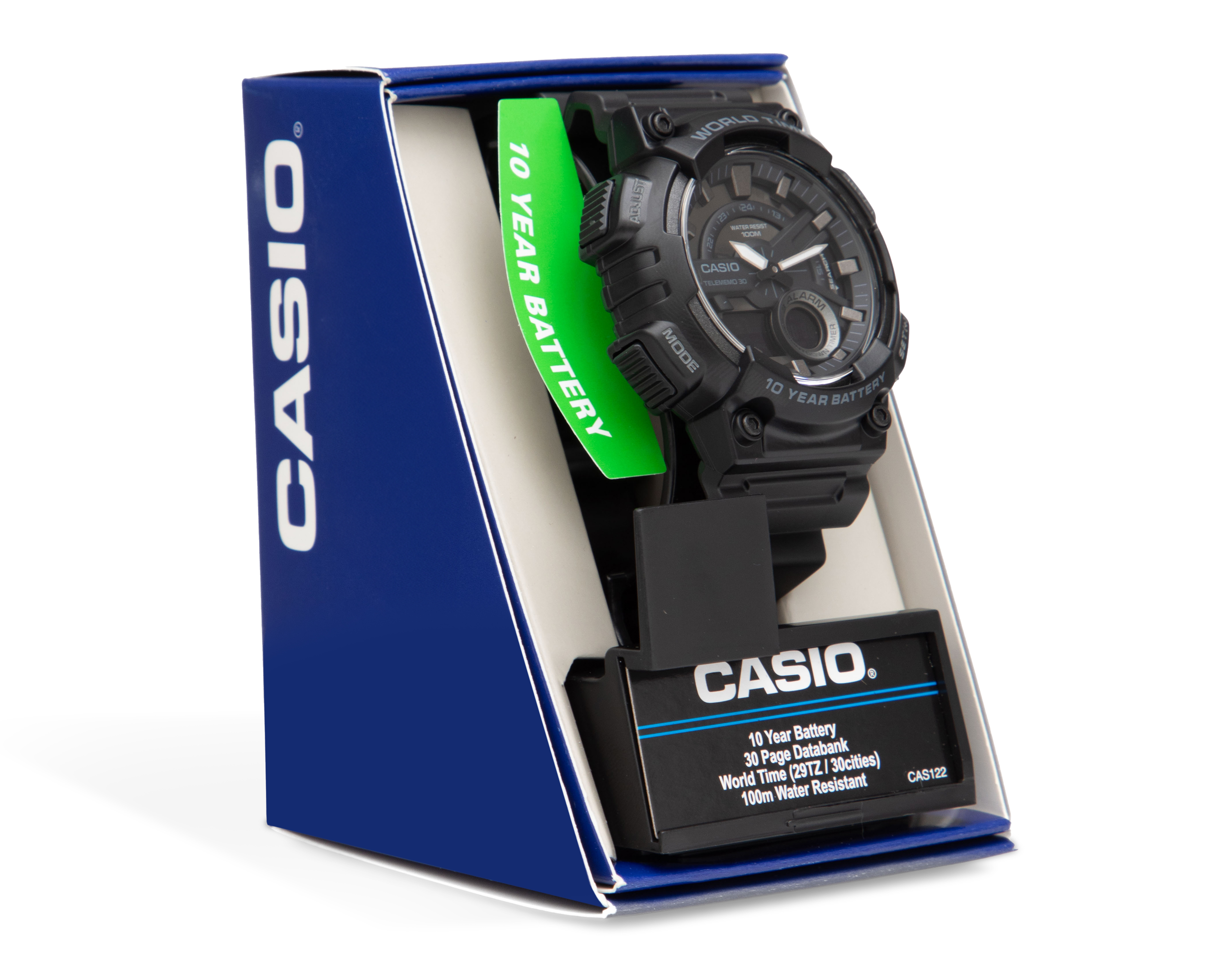 Foto 5 pulgar | Foto 4 | Reloj para Hombre Casio AEQ-110W-1BVCF Negro