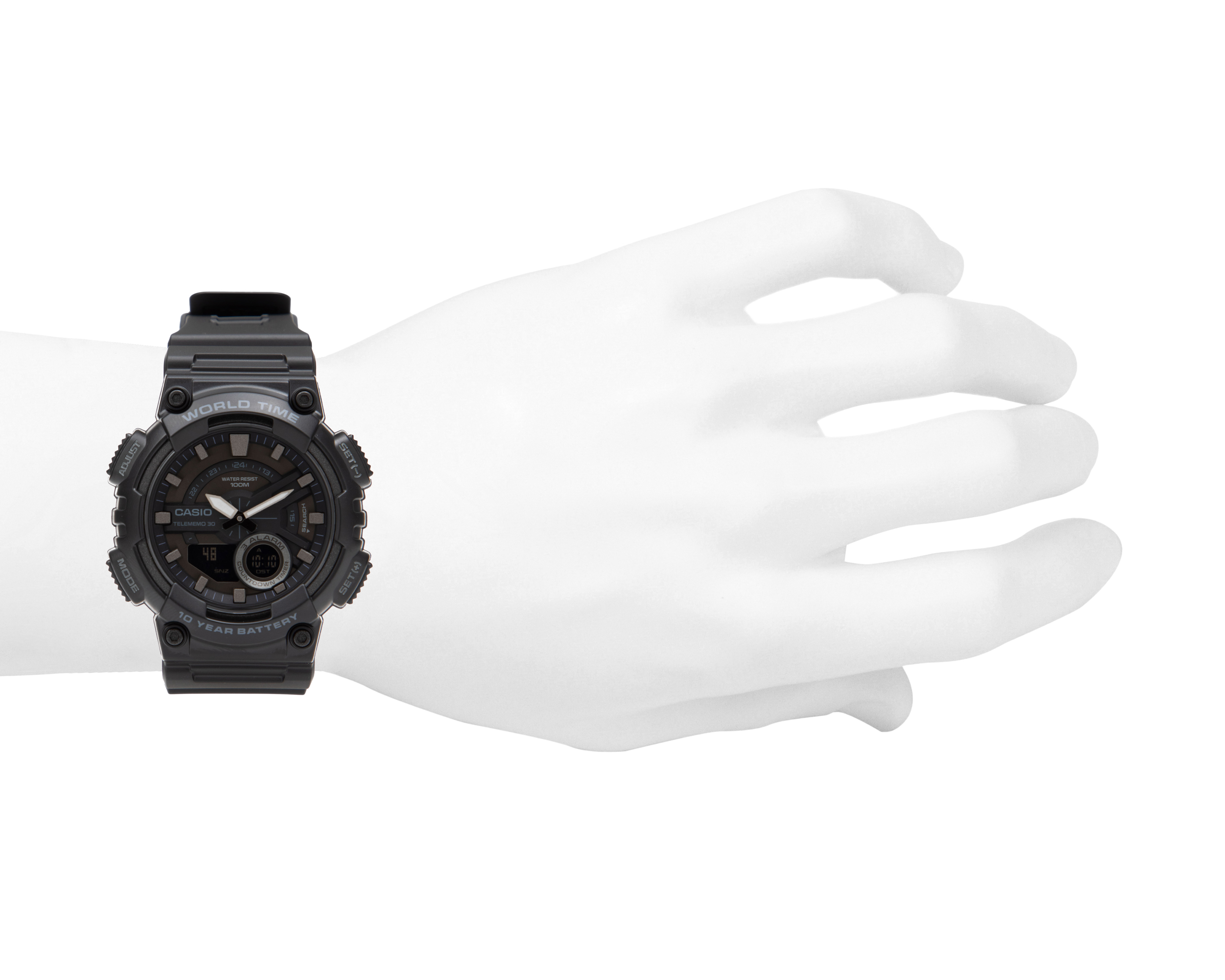 Foto 6 pulgar | Foto 5 | Reloj para Hombre Casio AEQ-110W-1BVCF Negro