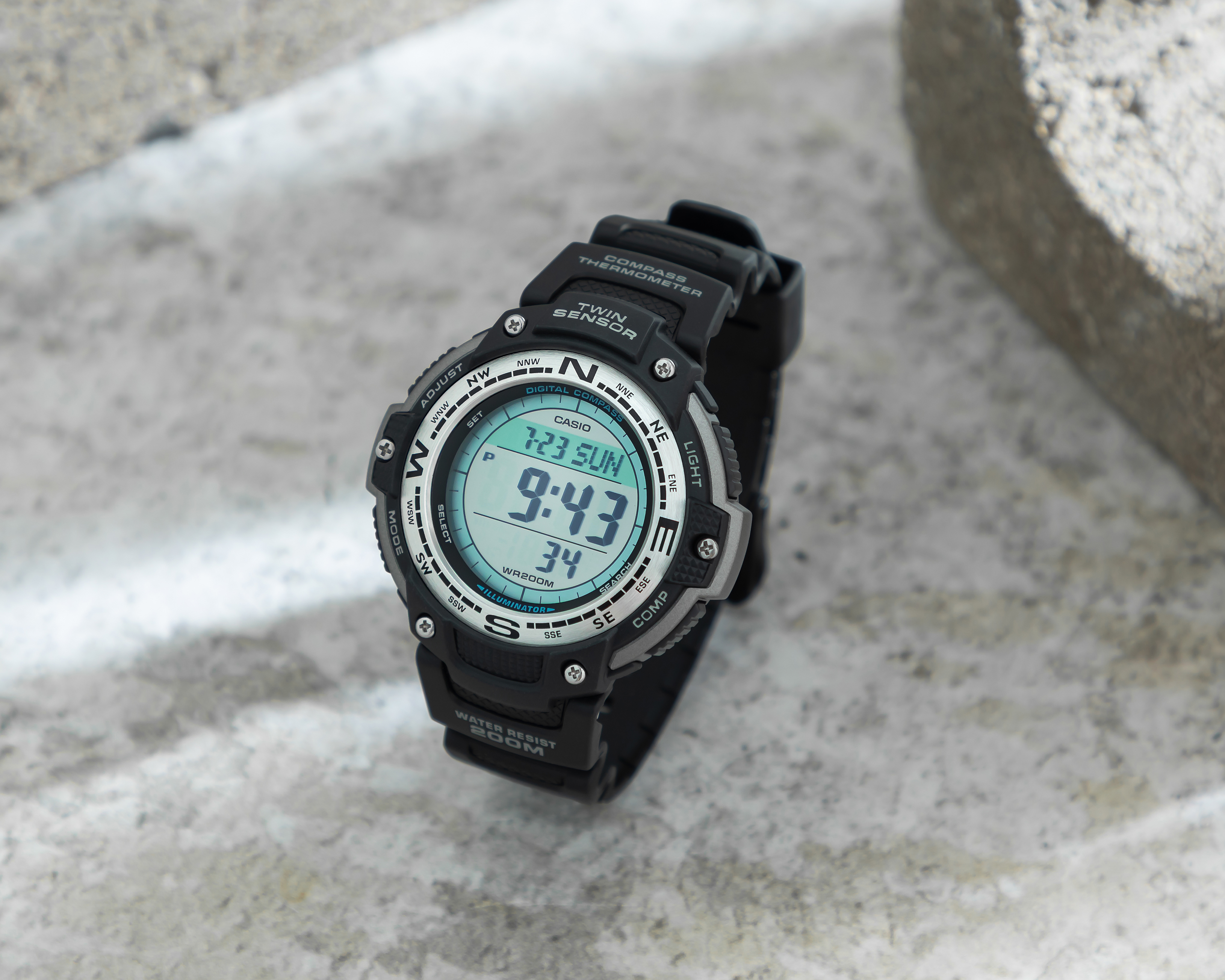 Foto 7 pulgar | Foto 6 | Reloj para Hombre Casio SGW-100-1VCF Negro