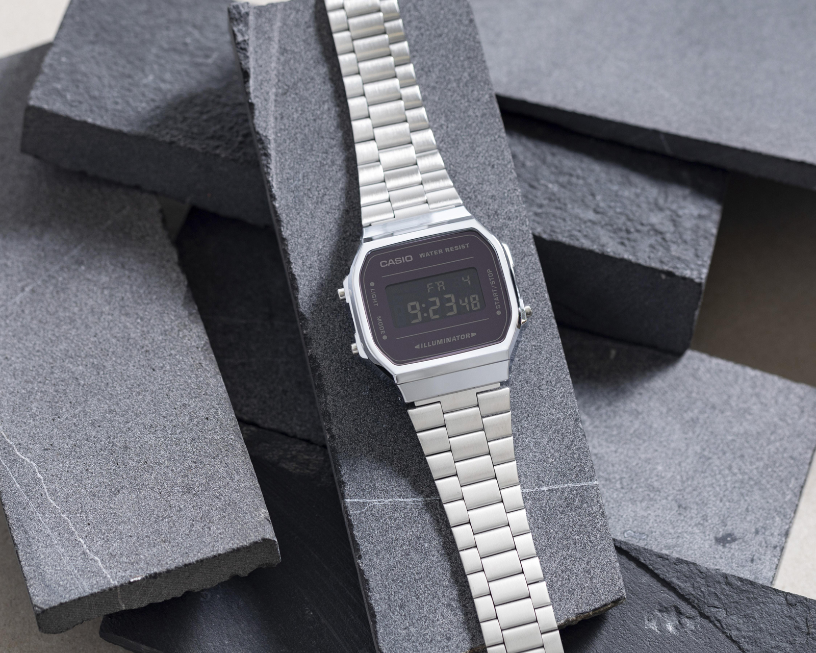 Foto 2 | Foto 2 | Reloj para Mujer Casio A168WEM-1VT Plateado