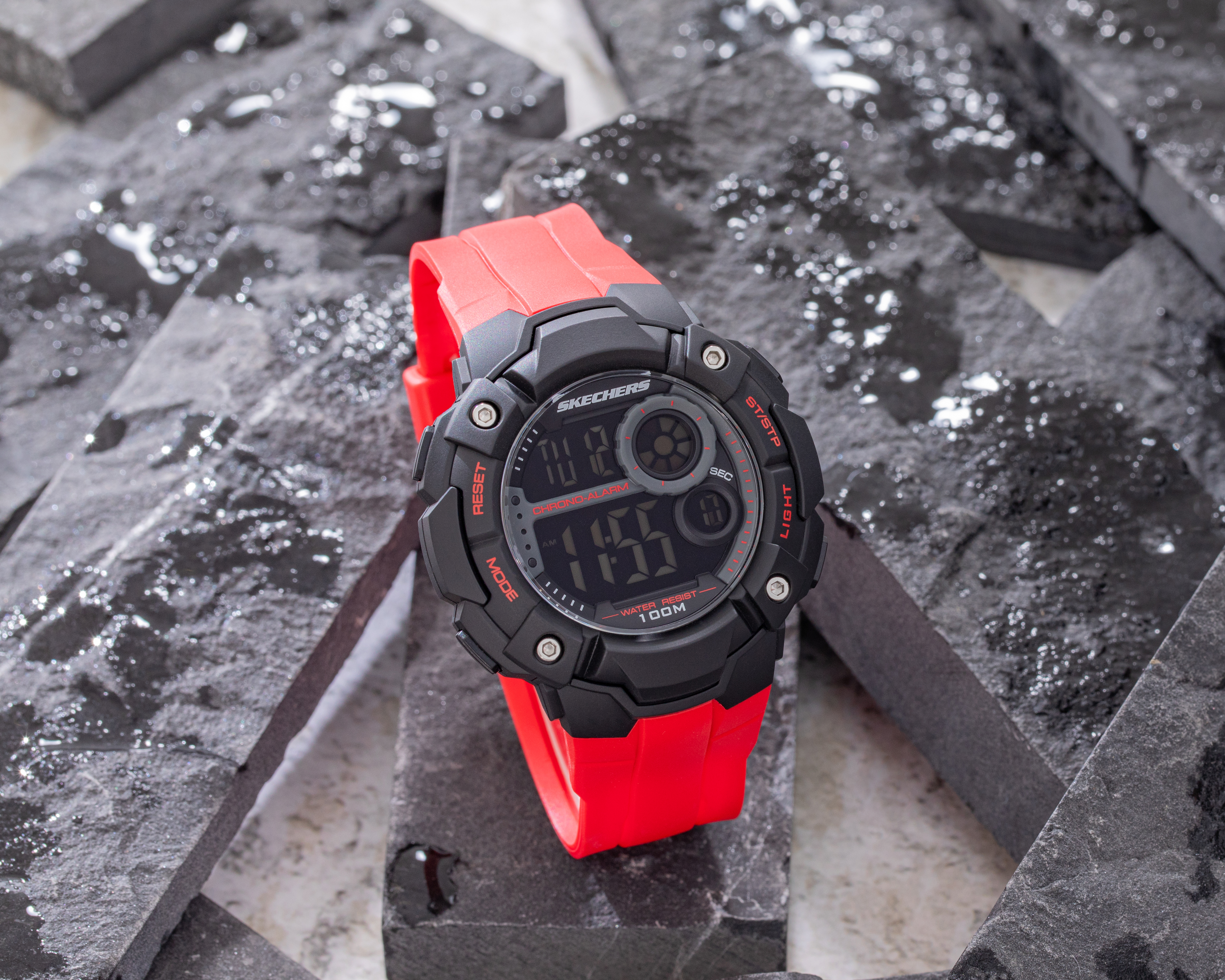 Foto 5 pulgar | Foto 5 | Reloj para Hombre Skechers SR1122 Rojo